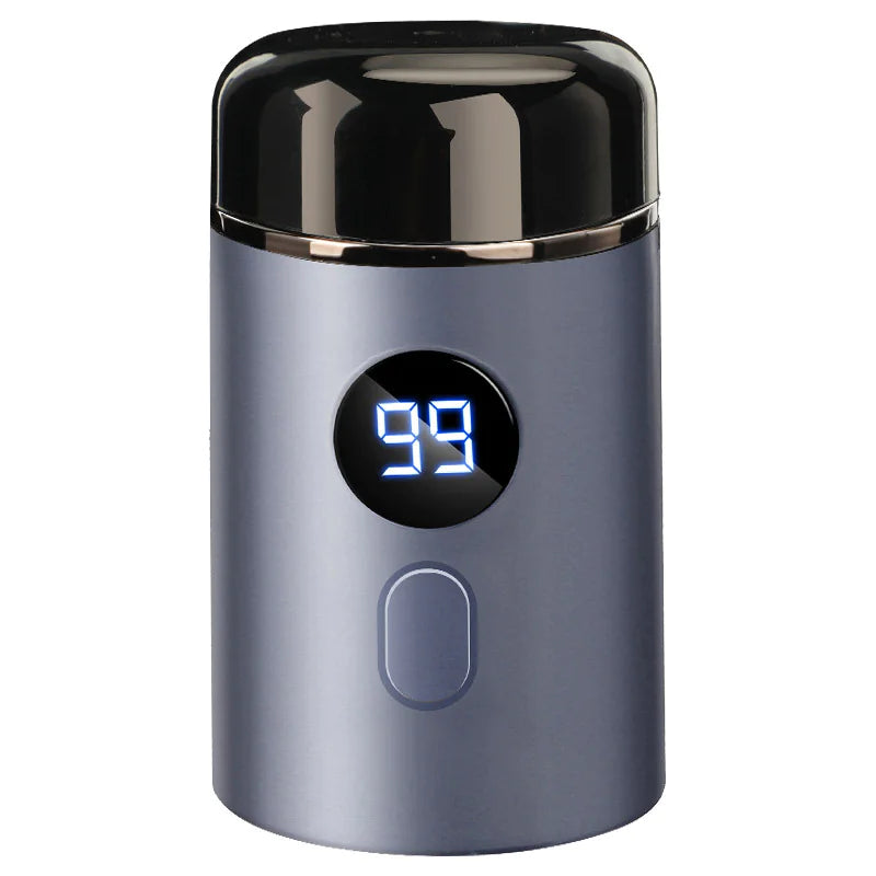 Mini Rechargeable Travel Shaver for Men – Waterproof Electric Razor with LED Display & Type-C Charging