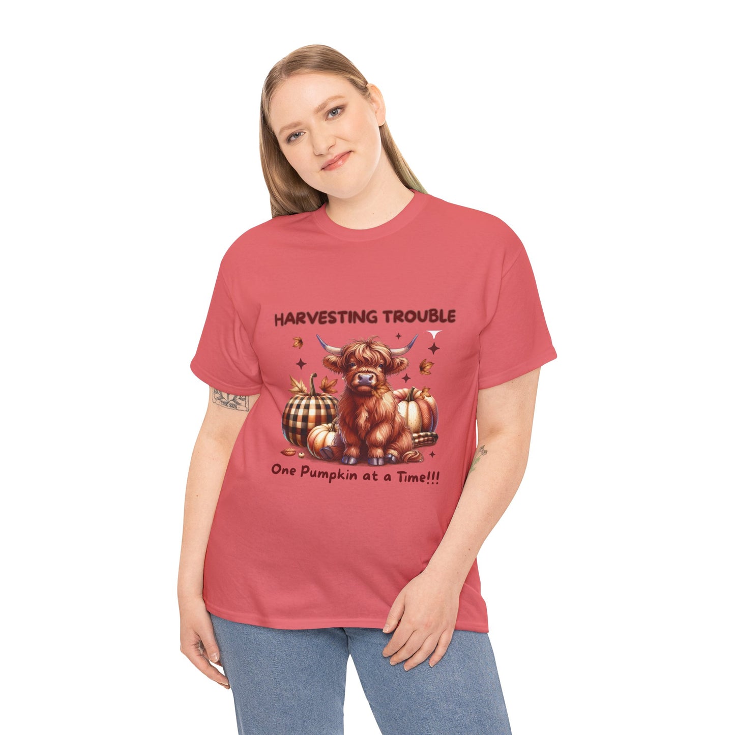 Harvesting Trouble Unisex Tee: Embrace the Fall Spirit