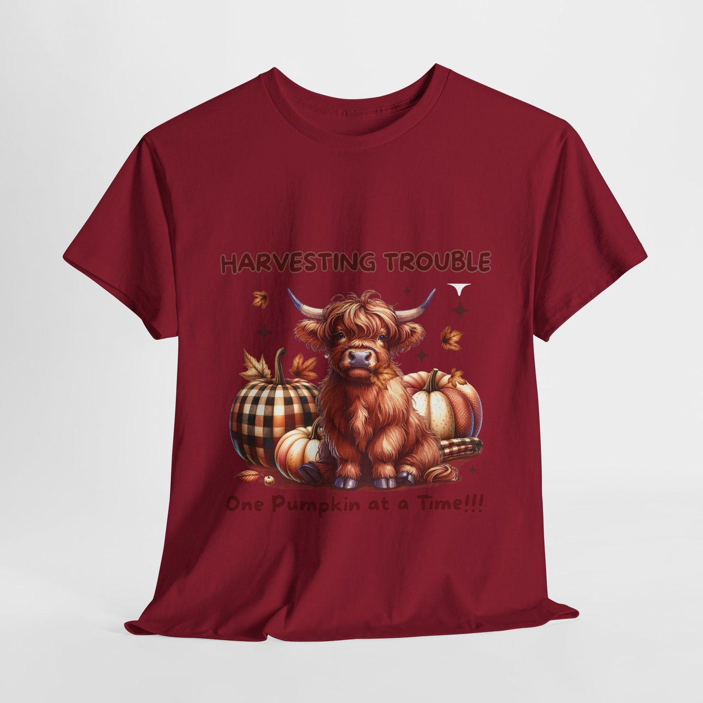 Harvesting Trouble Unisex Tee: Embrace the Fall Spirit
