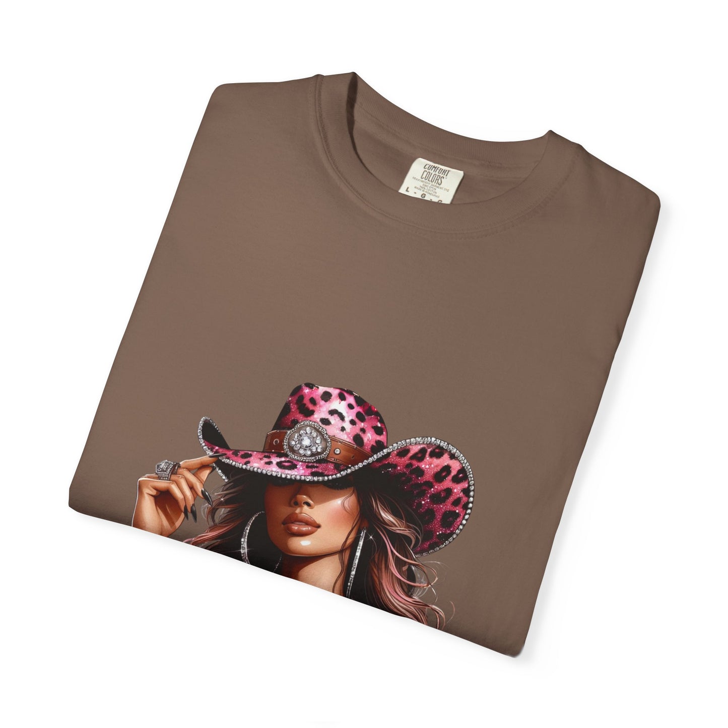 “Boots On The Ground” Pink Cowgirl Graphic T-Shirt – Western Leopard Print Rodeo Tee for Women