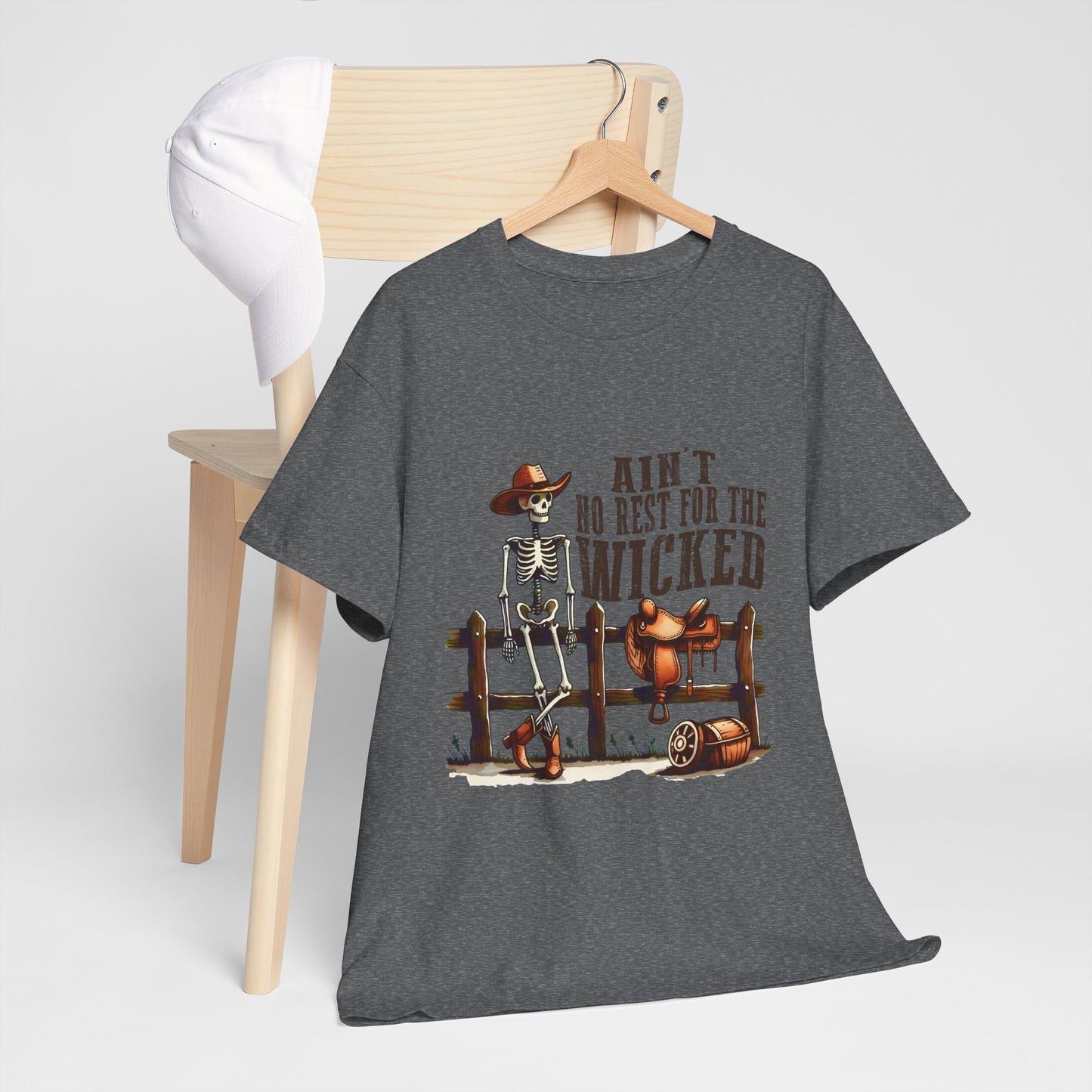Ain't No Rest for the Wicked Tee | Unisex Graphic Cotton Shirt for Music Lovers