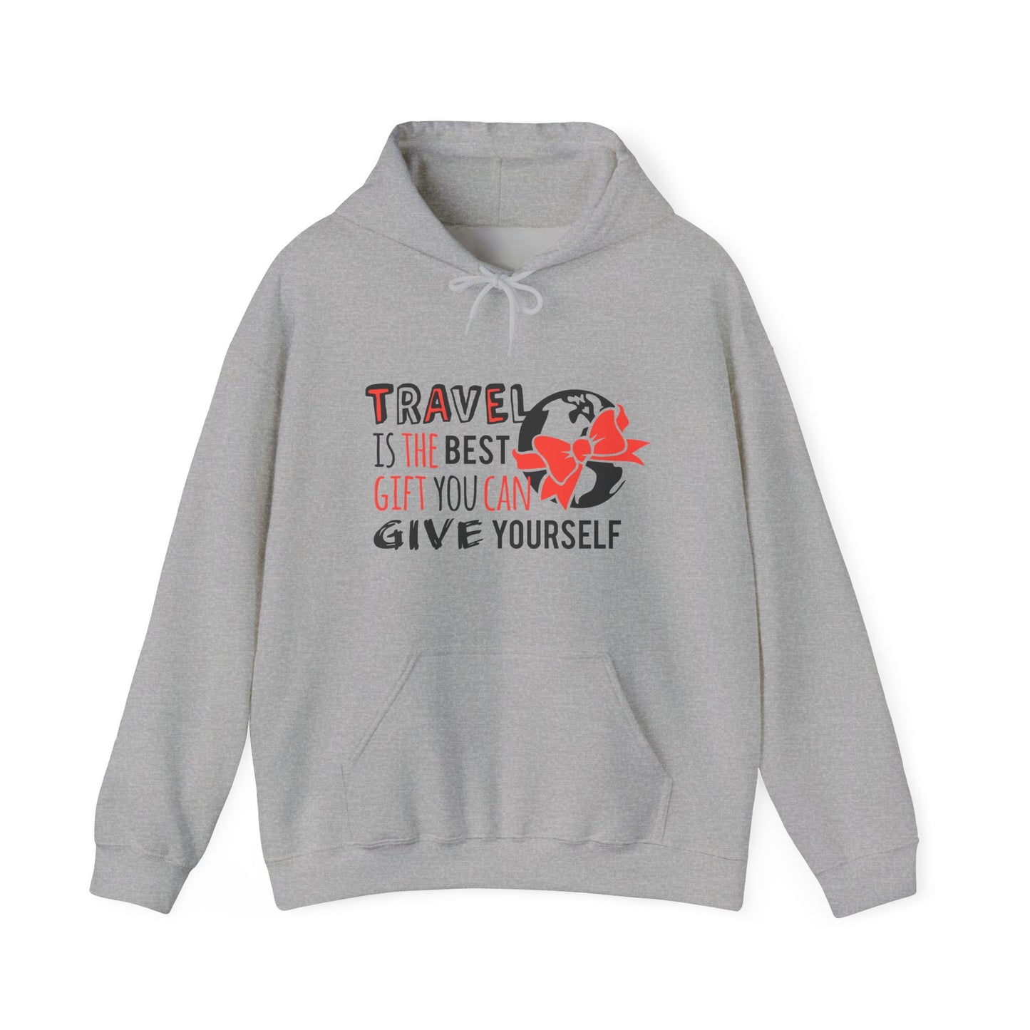 Travel Is the Best Gift You Can Give Yourself Hoodie – Cozy Travel Lover Pullover