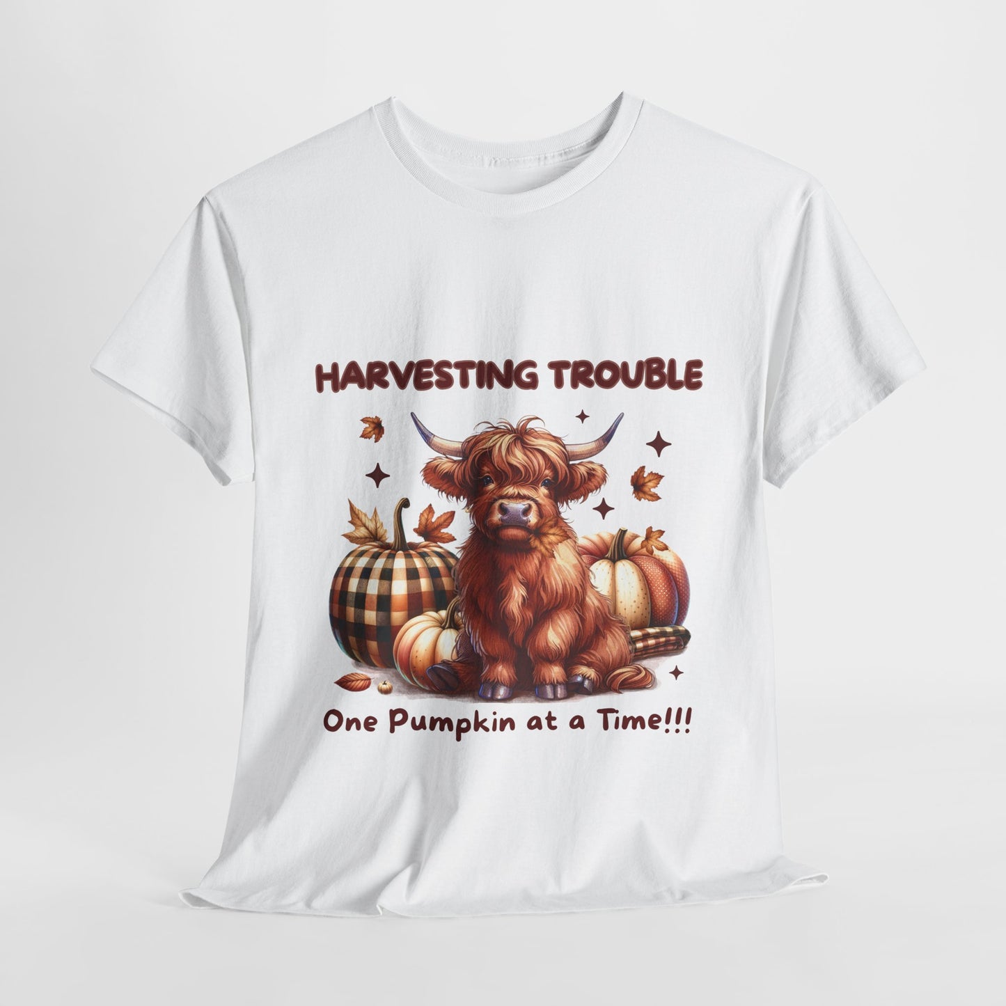 Harvesting Trouble Unisex Tee: Embrace the Fall Spirit
