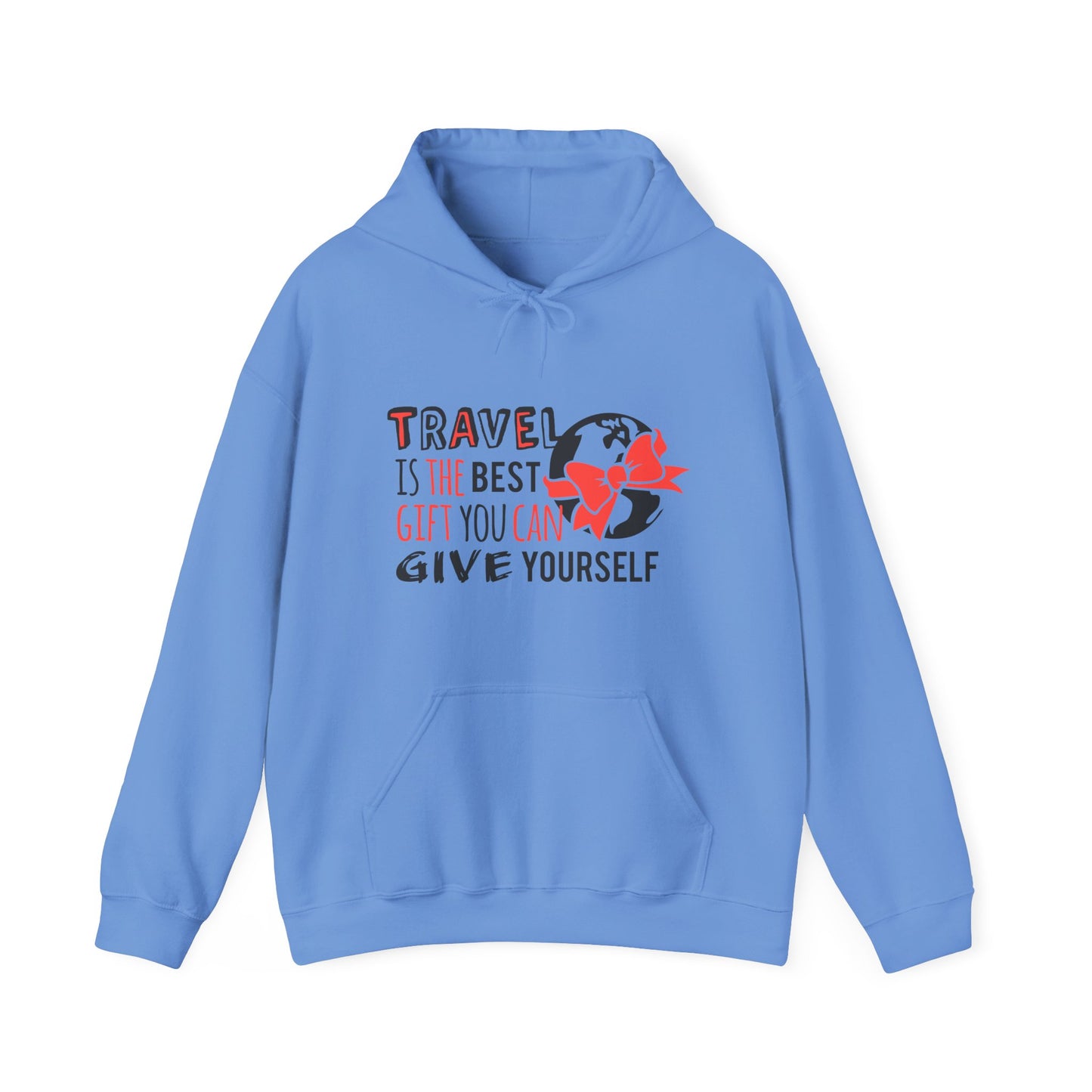 Travel Is the Best Gift You Can Give Yourself Hoodie – Cozy Travel Lover Pullover