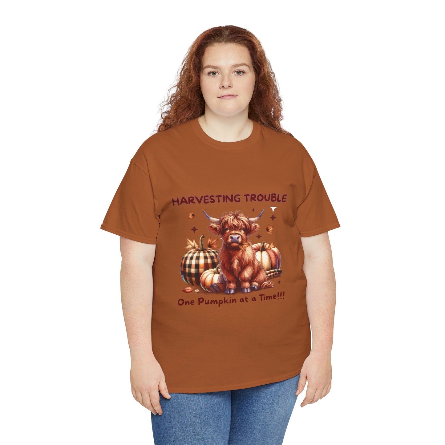 Harvesting Trouble Unisex Tee: Embrace the Fall Spirit