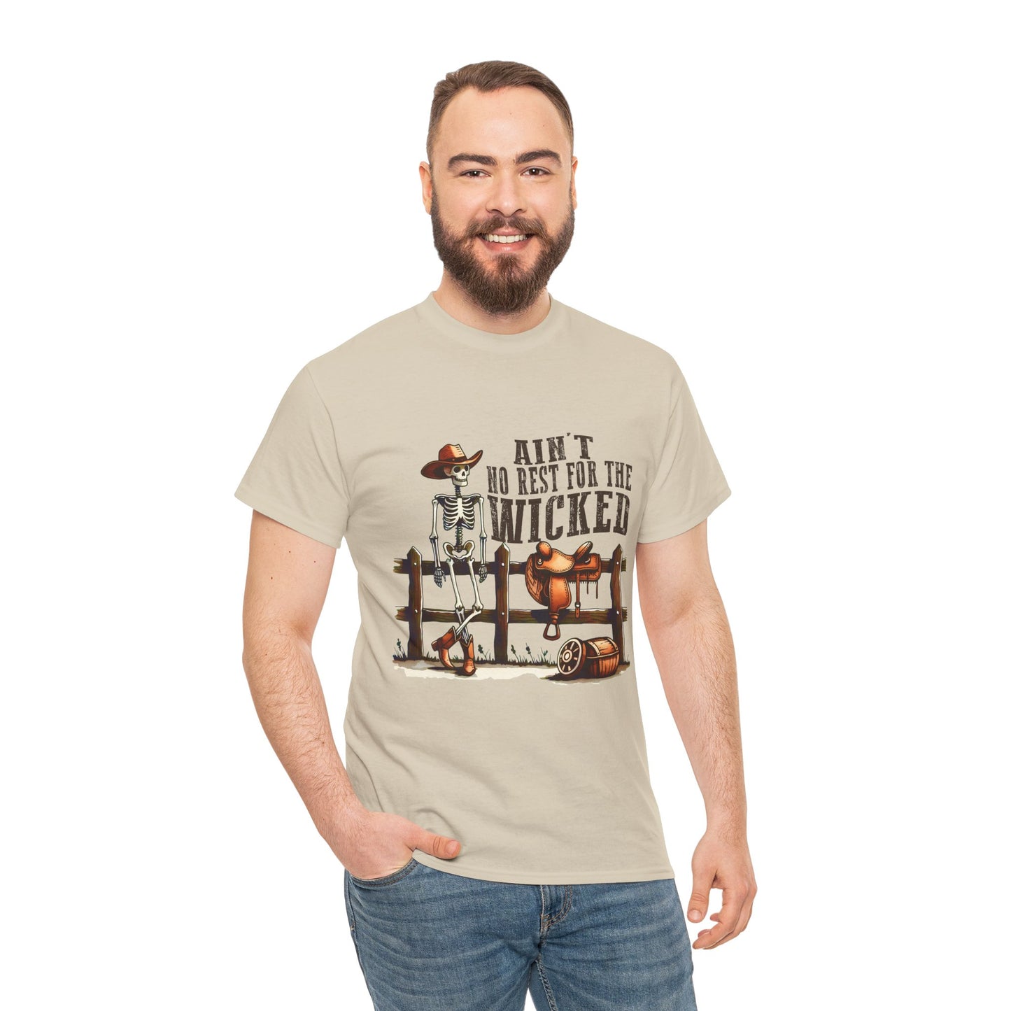 Ain't No Rest for the Wicked Tee | Unisex Graphic Cotton Shirt for Music Lovers