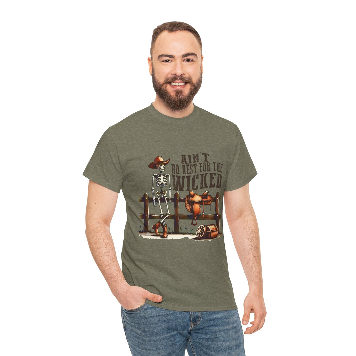 Ain't No Rest for the Wicked Tee | Unisex Graphic Cotton Shirt for Music Lovers