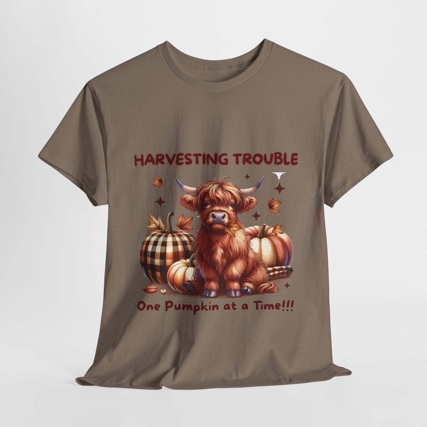 Harvesting Trouble Unisex Tee: Embrace the Fall Spirit