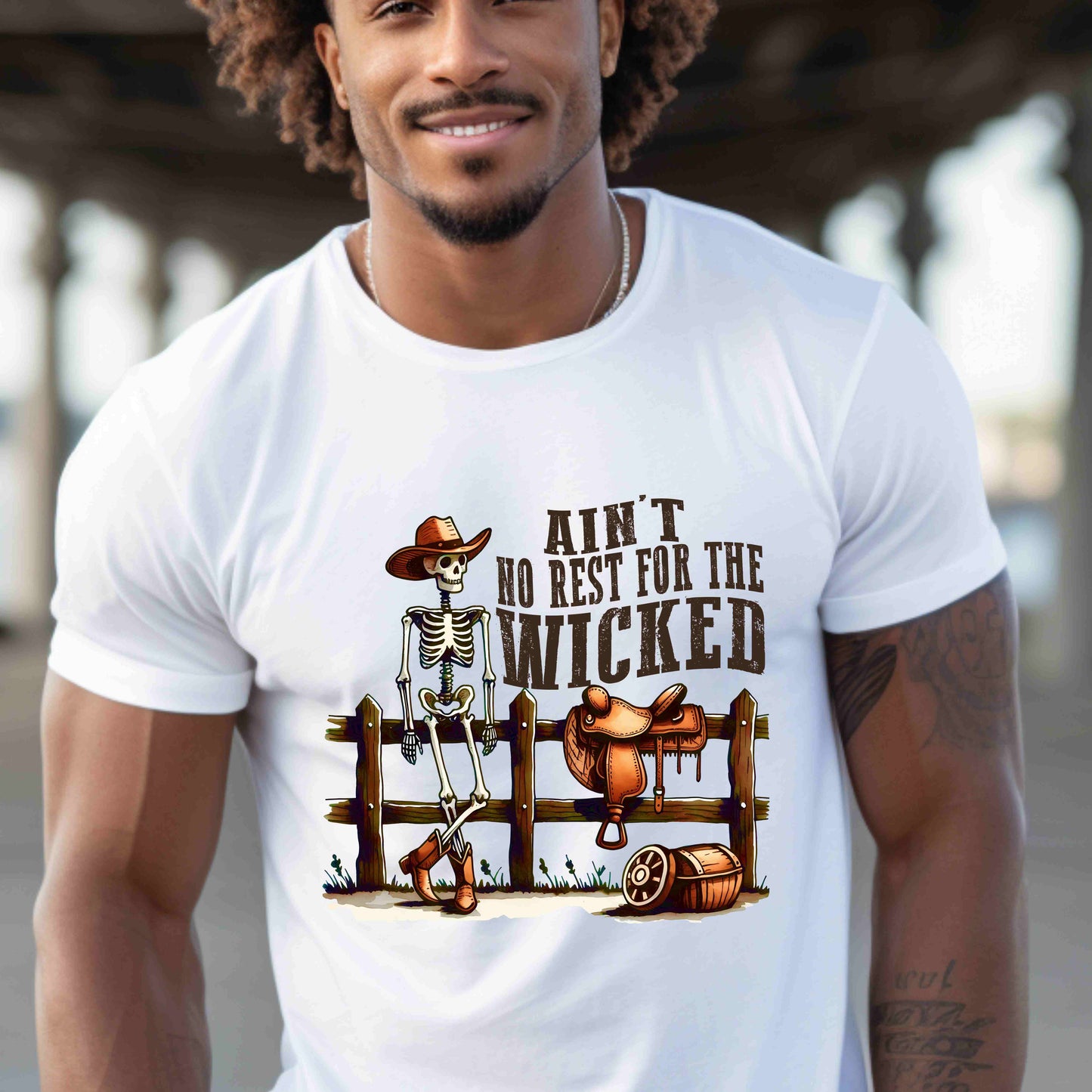 Ain't No Rest for the Wicked Tee | Unisex Graphic Cotton Shirt for Music Lovers