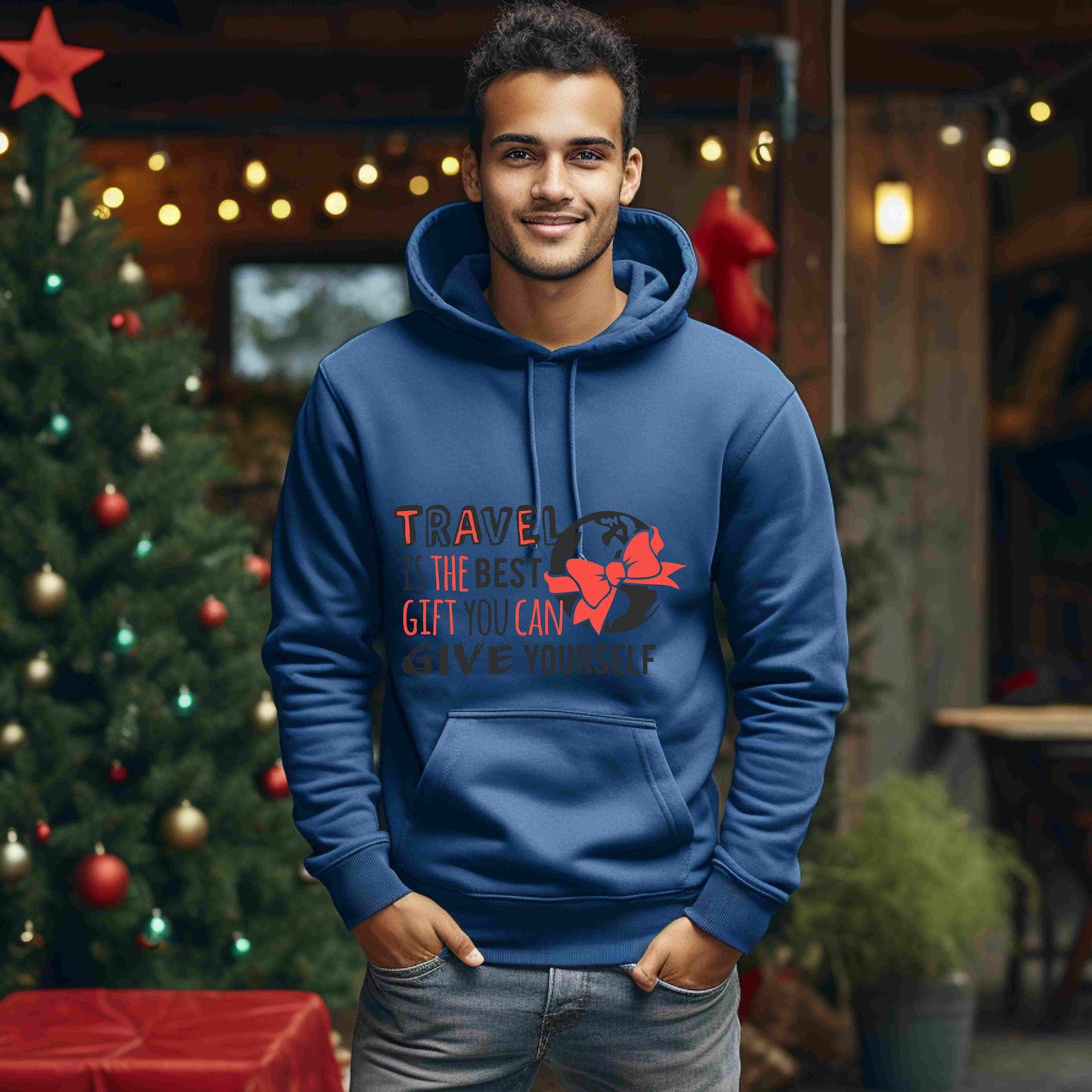 Travel Is the Best Gift You Can Give Yourself Hoodie – Cozy Travel Lover Pullover