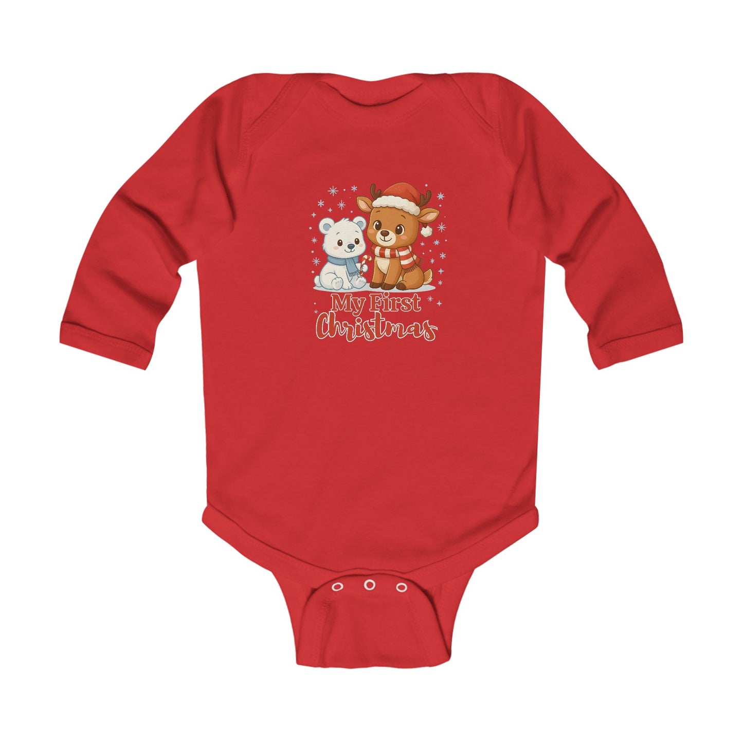 Baby's First Christmas Onesie | Personalized Holiday Bodysuit