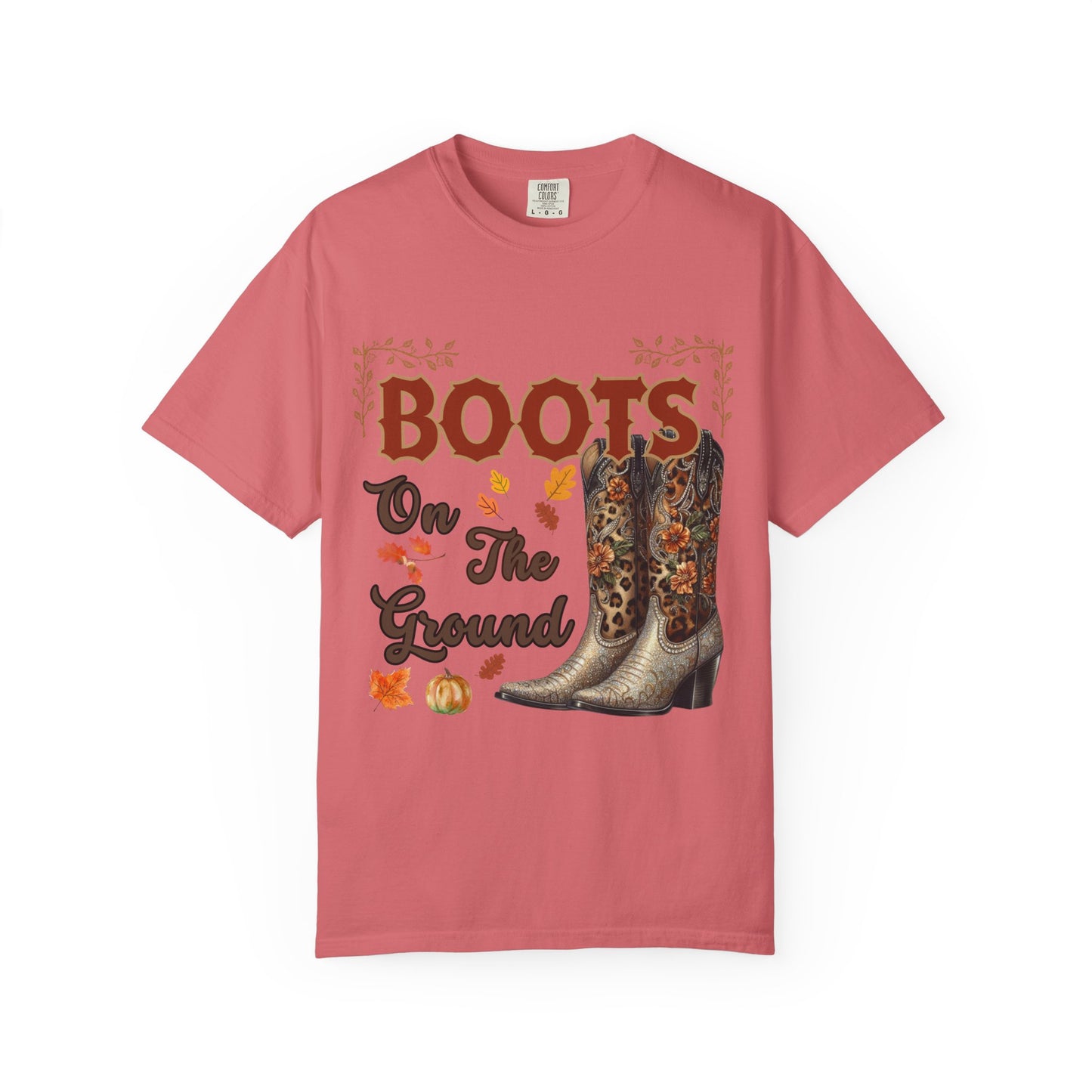 Boots On The Ground Shirt | Western Cowgirl Fall Graphic Tee
