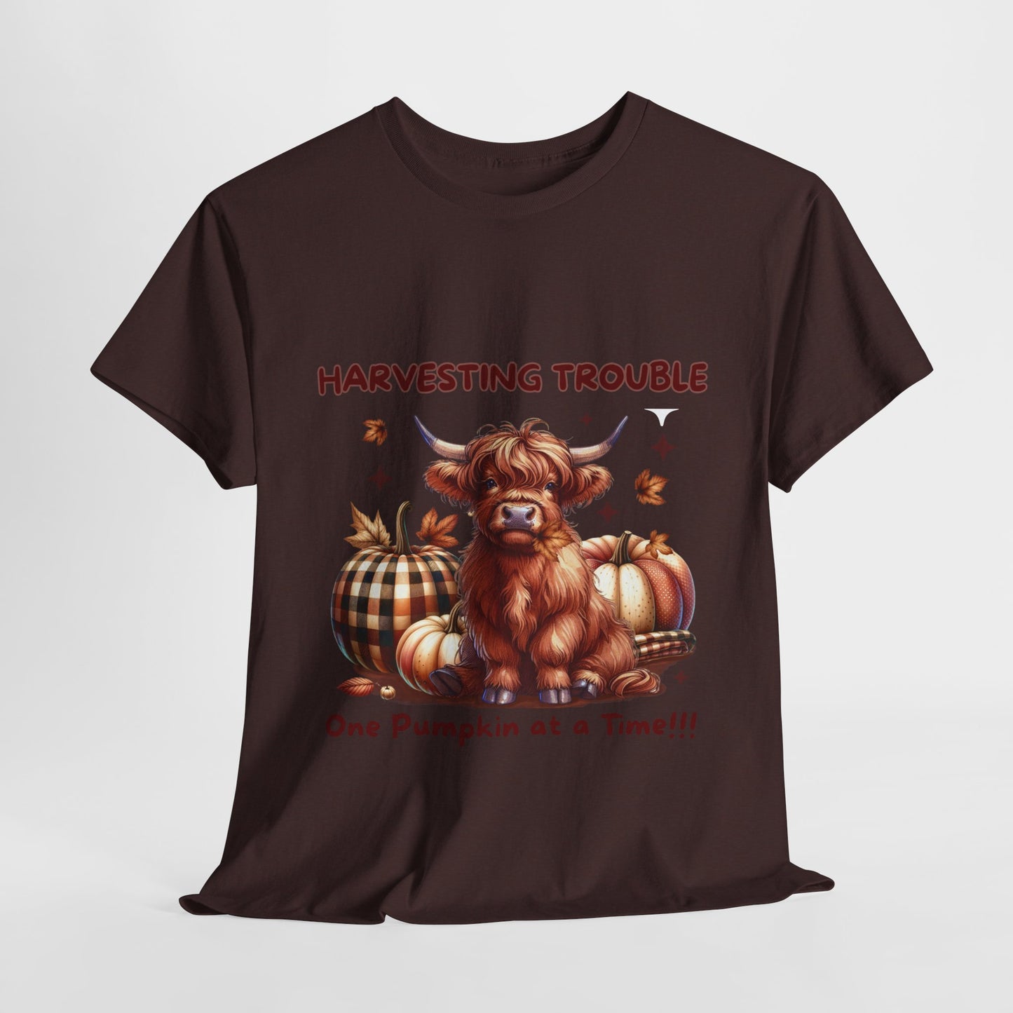 Harvesting Trouble Unisex Tee: Embrace the Fall Spirit