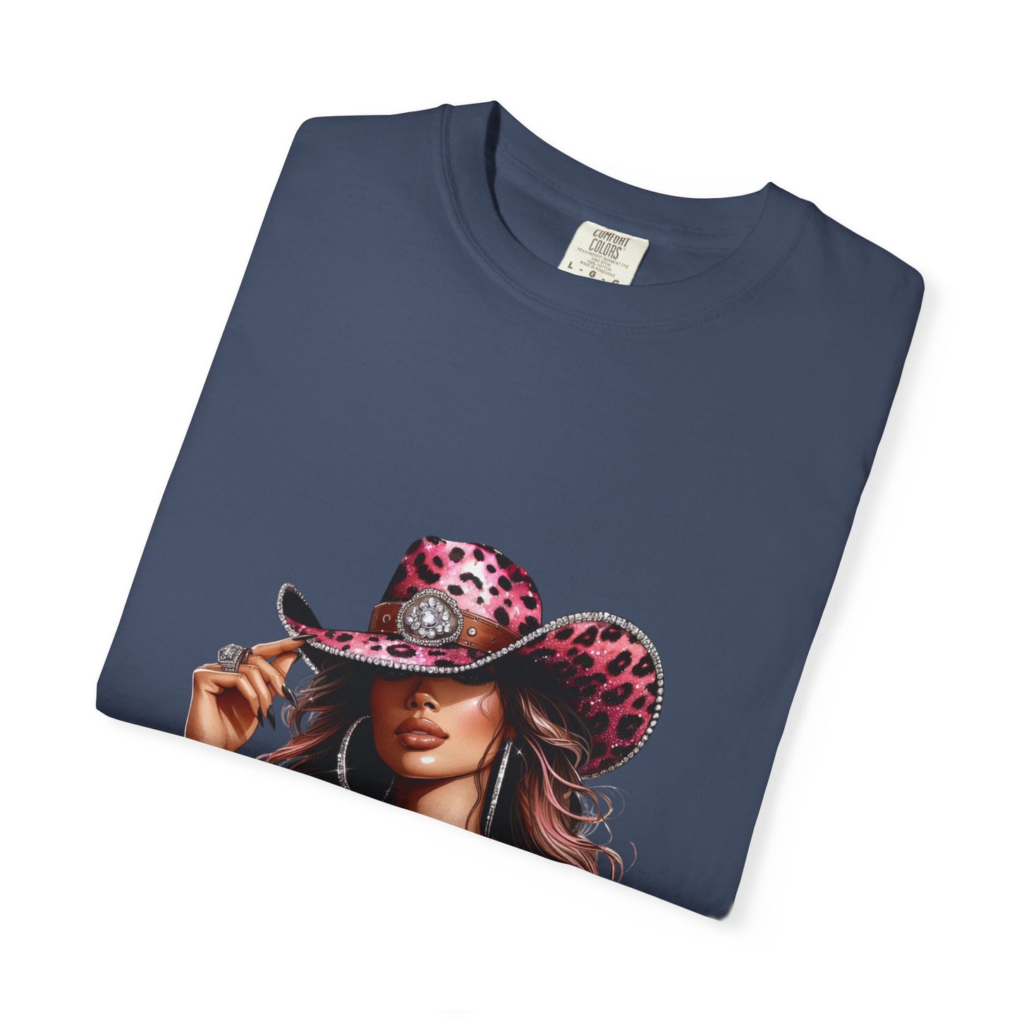 “Boots On The Ground” Pink Cowgirl Graphic T-Shirt – Western Leopard Print Rodeo Tee for Women