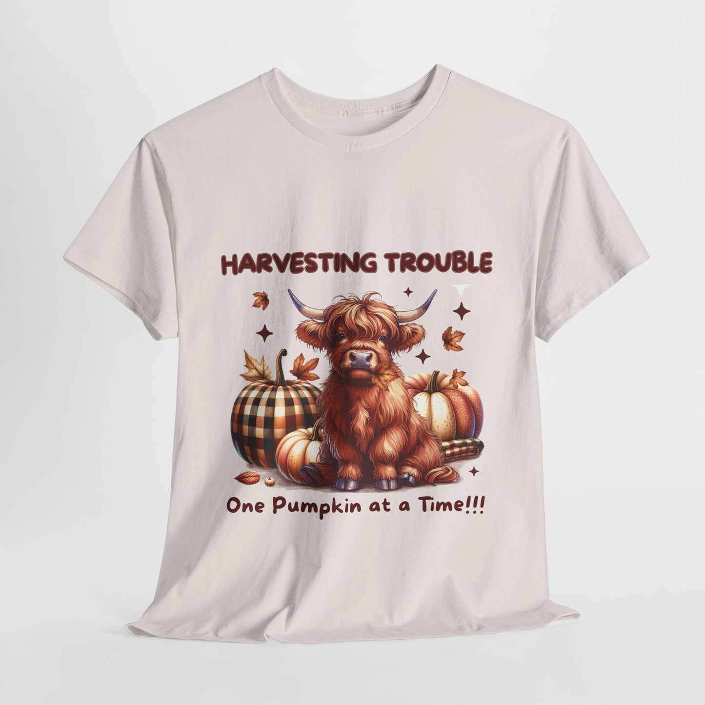 Harvesting Trouble Unisex Tee: Embrace the Fall Spirit