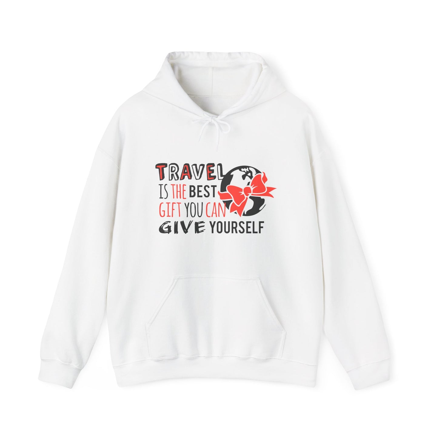 Travel Is the Best Gift You Can Give Yourself Hoodie – Cozy Travel Lover Pullover