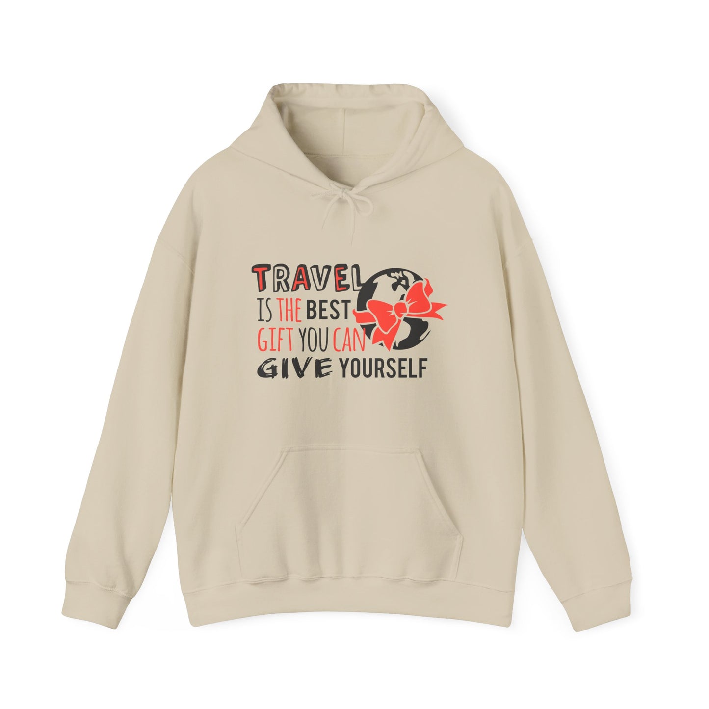 Travel Is the Best Gift You Can Give Yourself Hoodie – Cozy Travel Lover Pullover