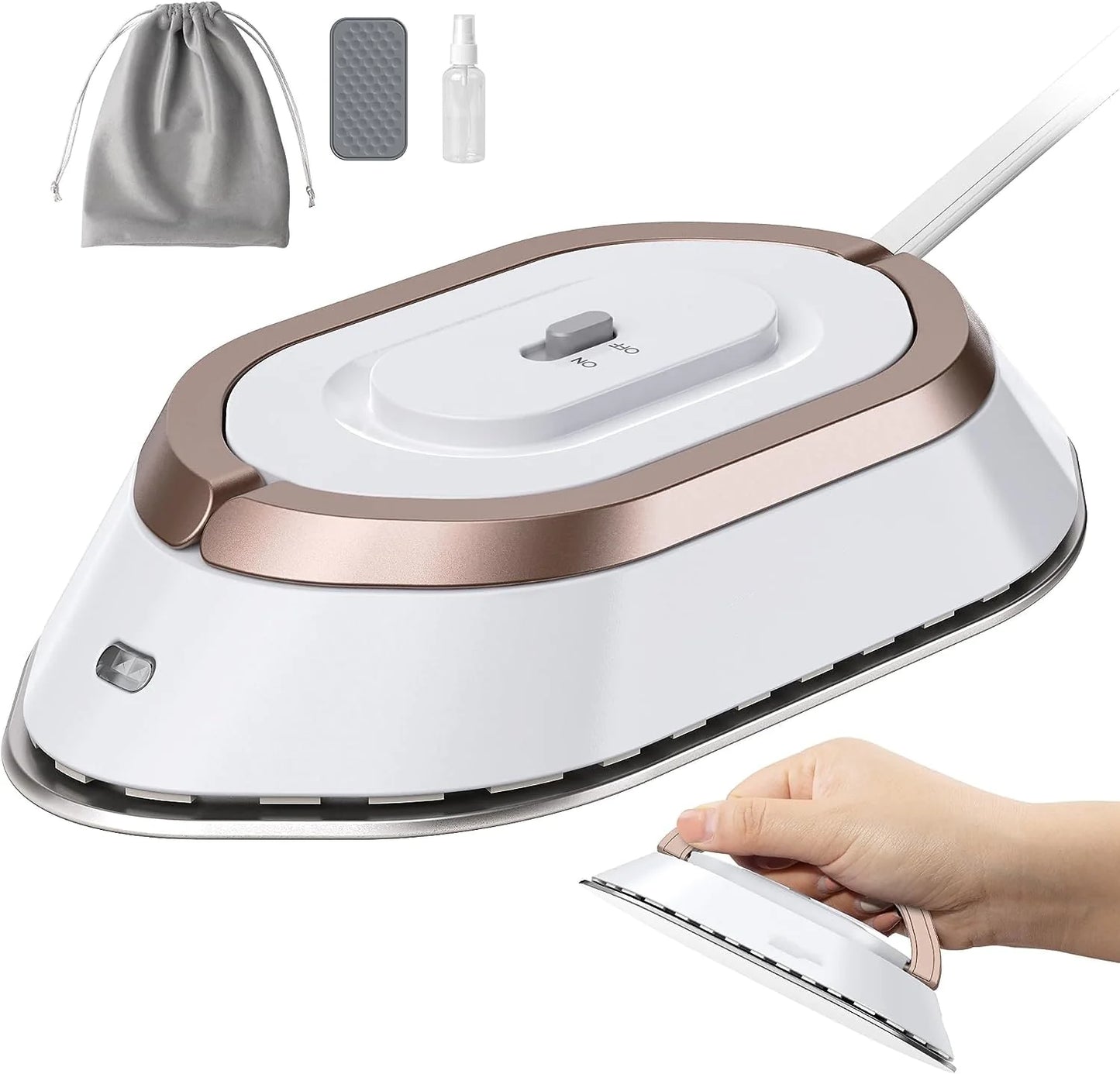 Mini Travel Iron – Dual Voltage, Lightweight & Compact for Worldwide Travel