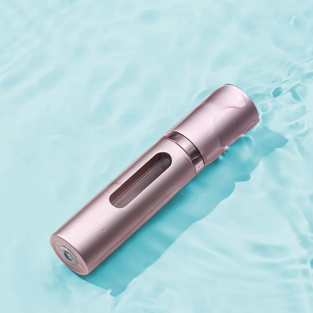 Travel Perfume Atomizer – Refillable Mini Spray Bottle (5ml), TSA Approved, Leak-Proof Glass, 7 Colors