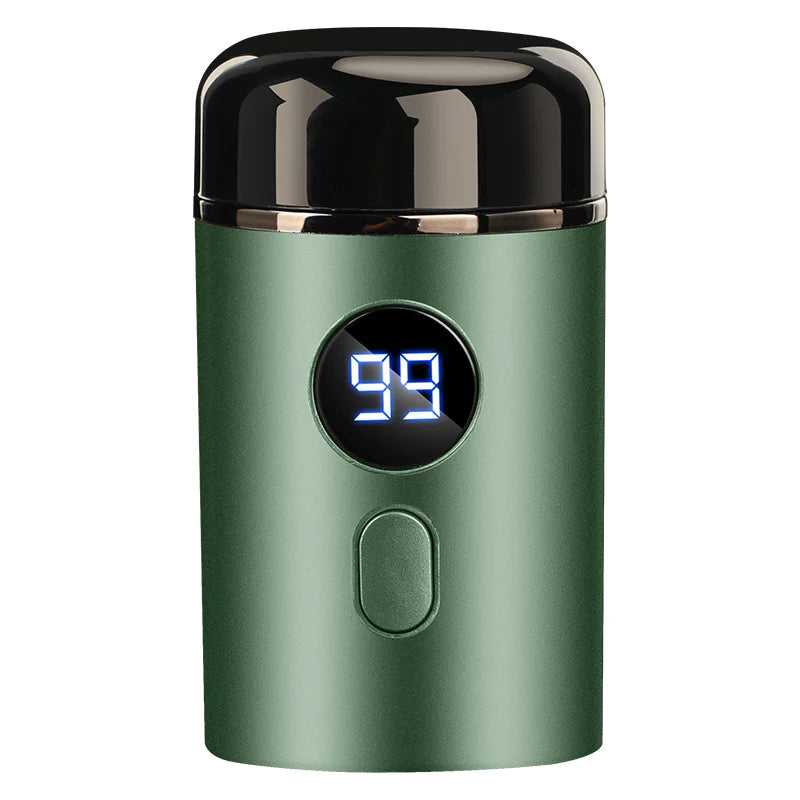 Mini Rechargeable Travel Shaver for Men – Waterproof Electric Razor with LED Display & Type-C Charging