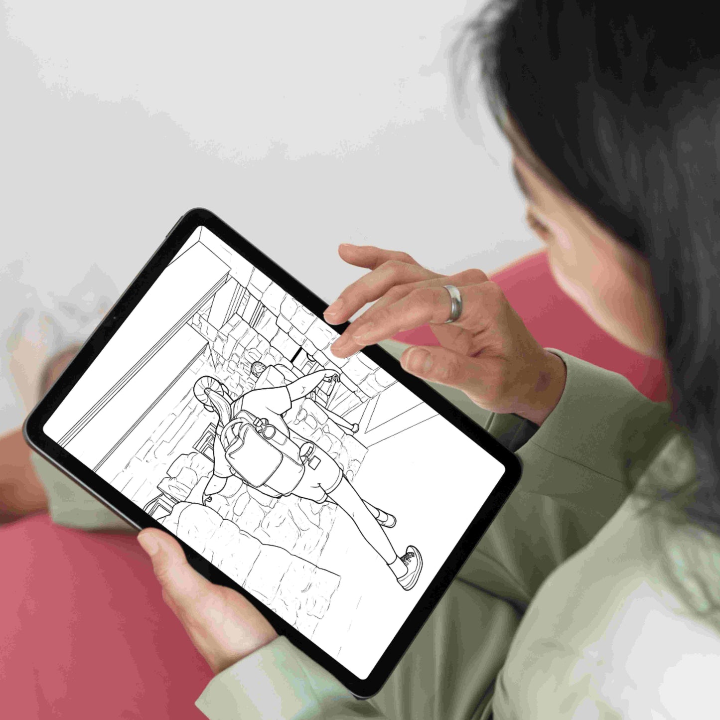 Custom Coloring Pages from Your Photos (Digital Download)