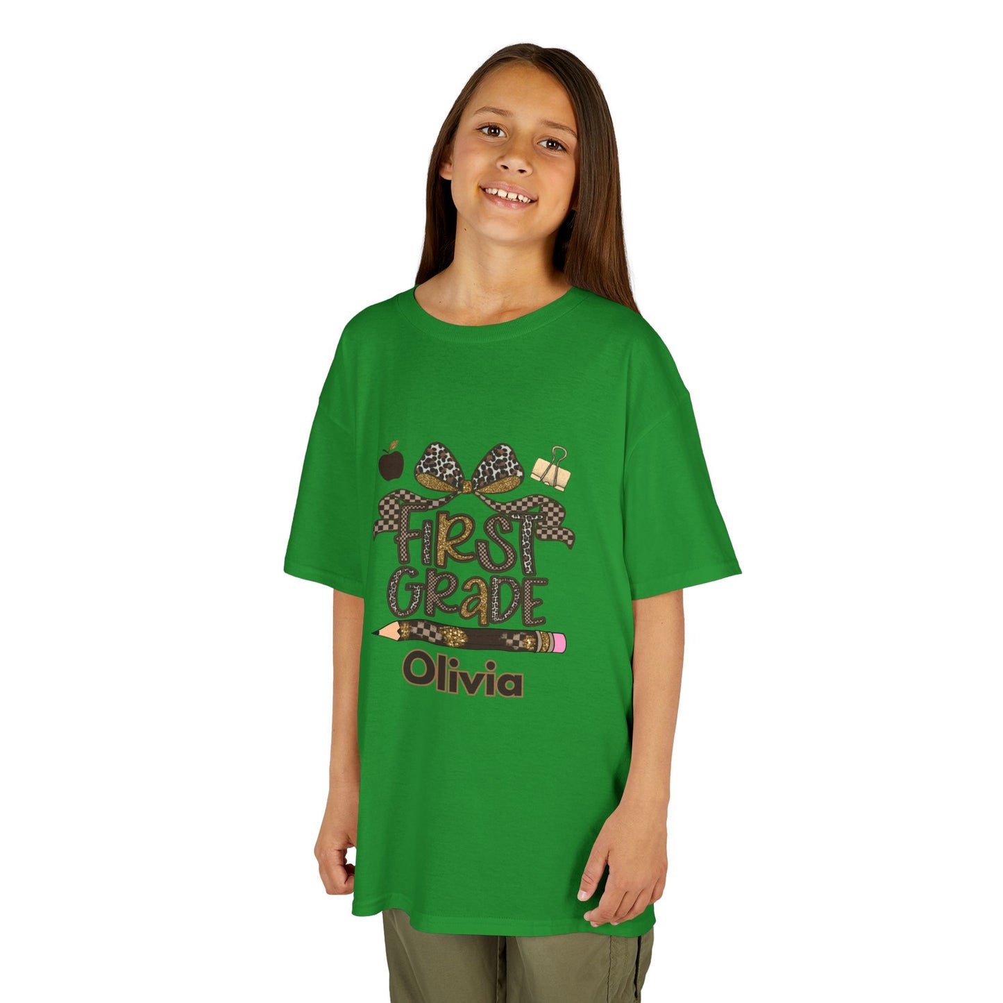 Personalized First Grade Kids Tee | Fun Back to School Apparel