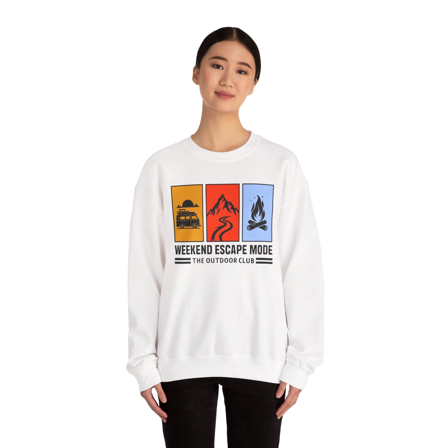 Bold Weekend Escape Crewneck