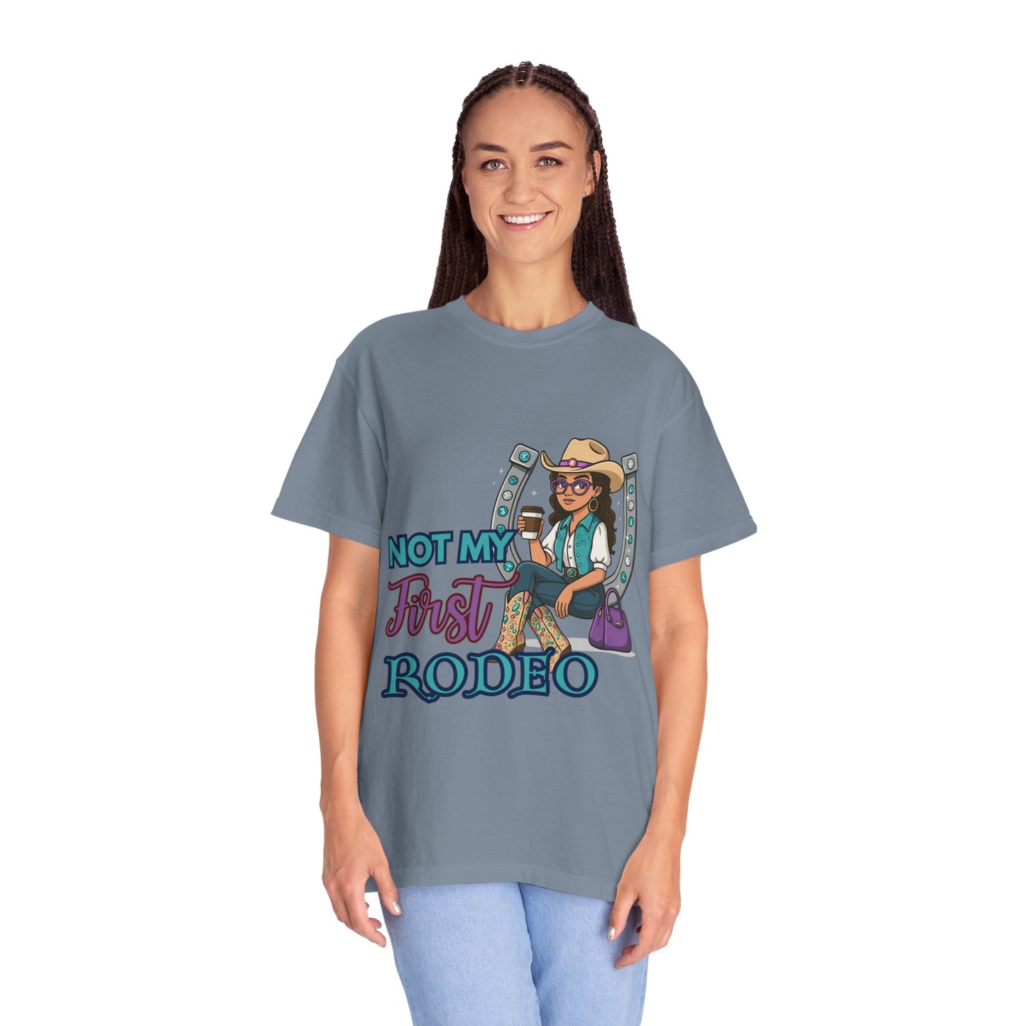 Not My First Rodeo Shirt | Western Cowgirl Graphic Tee