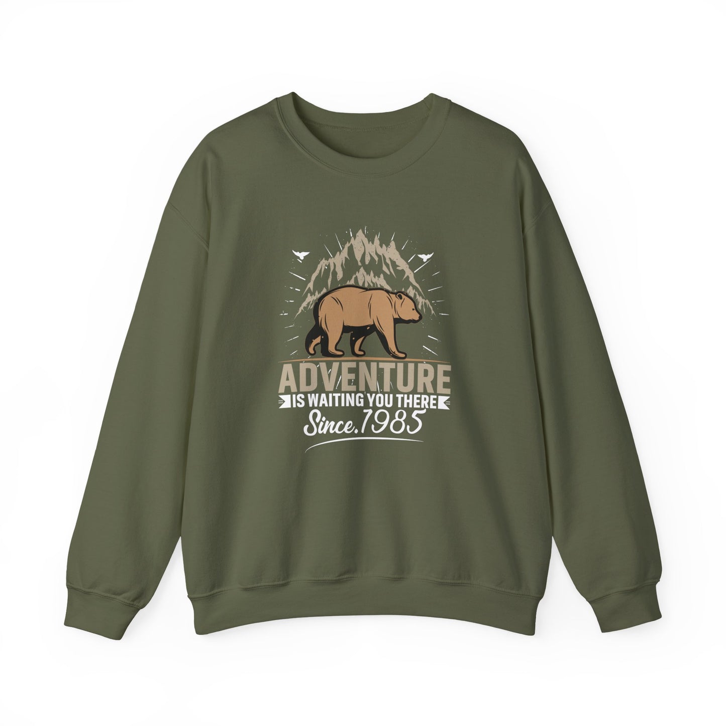 Cozy-Wild Mountain Bear Crewneck — view 3