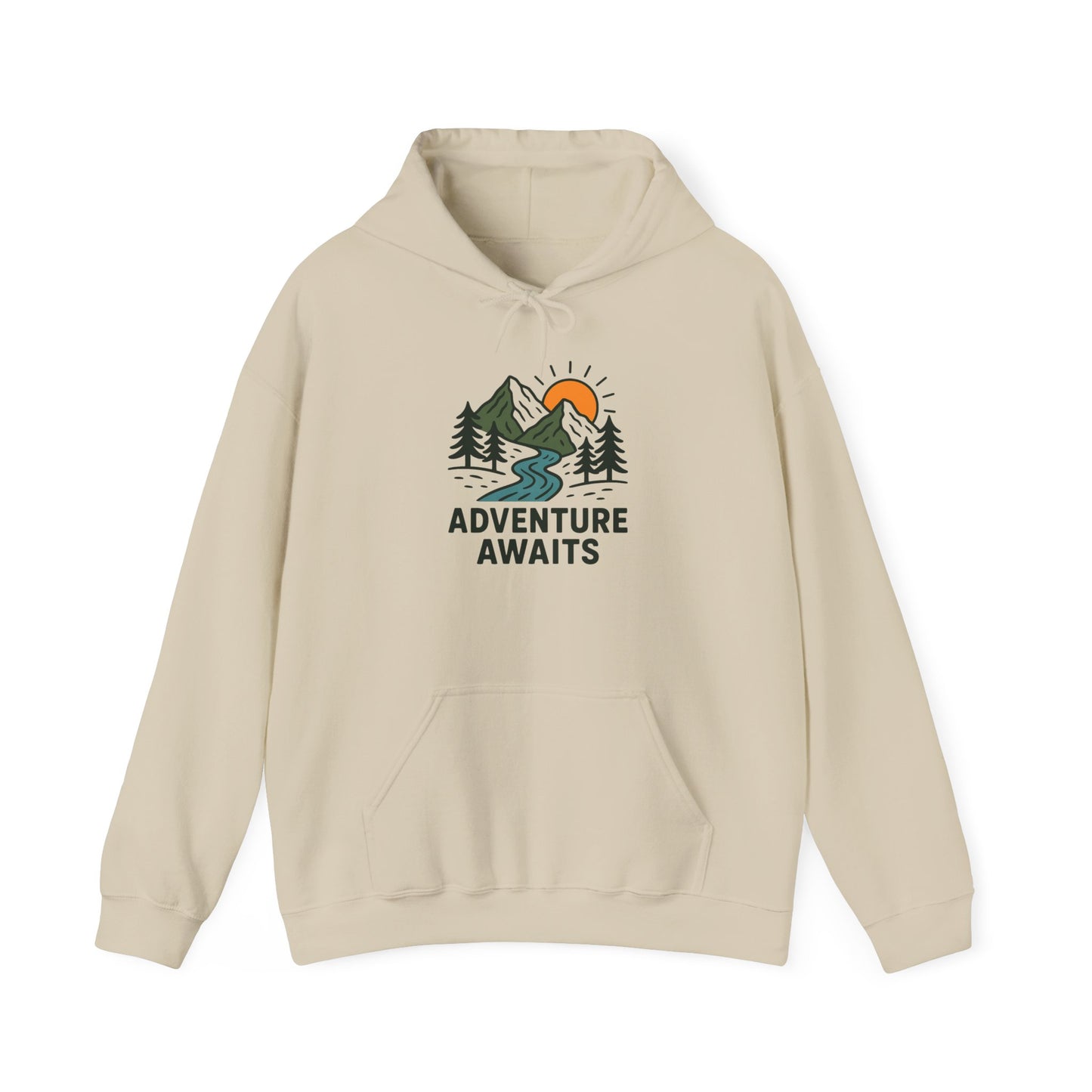 Serene Peaks Graphic Hoodie