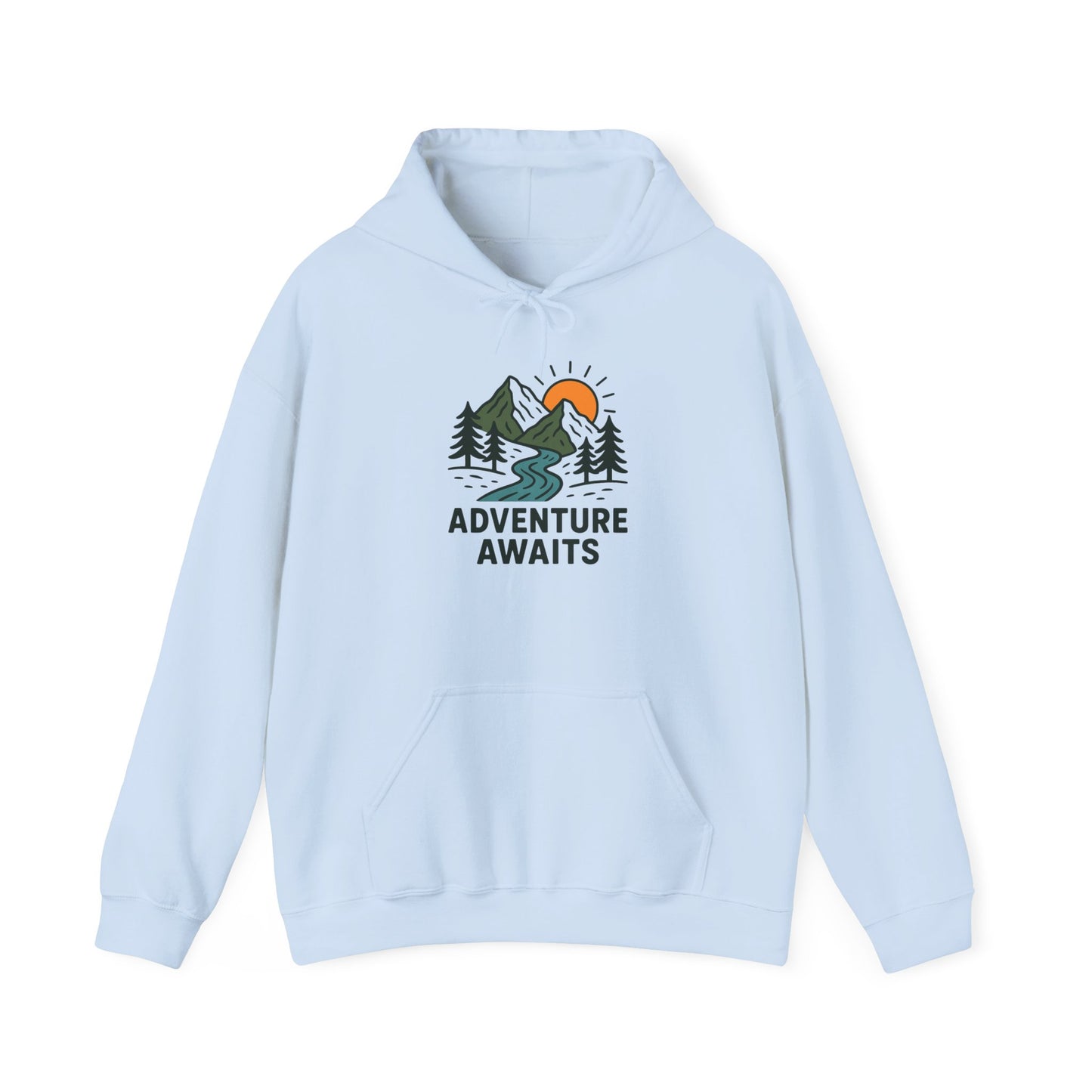 Serene Peaks Graphic Hoodie
