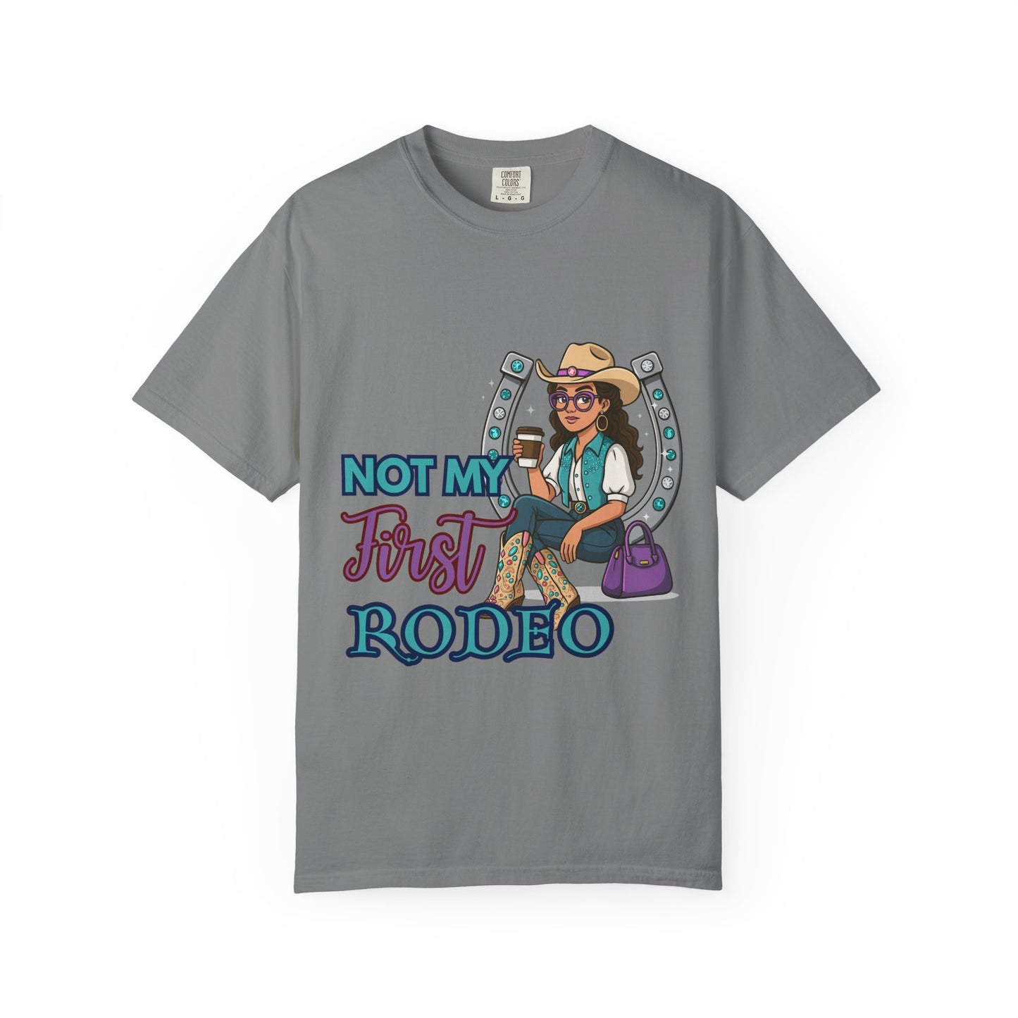 Not My First Rodeo Shirt | Western Cowgirl Graphic Tee