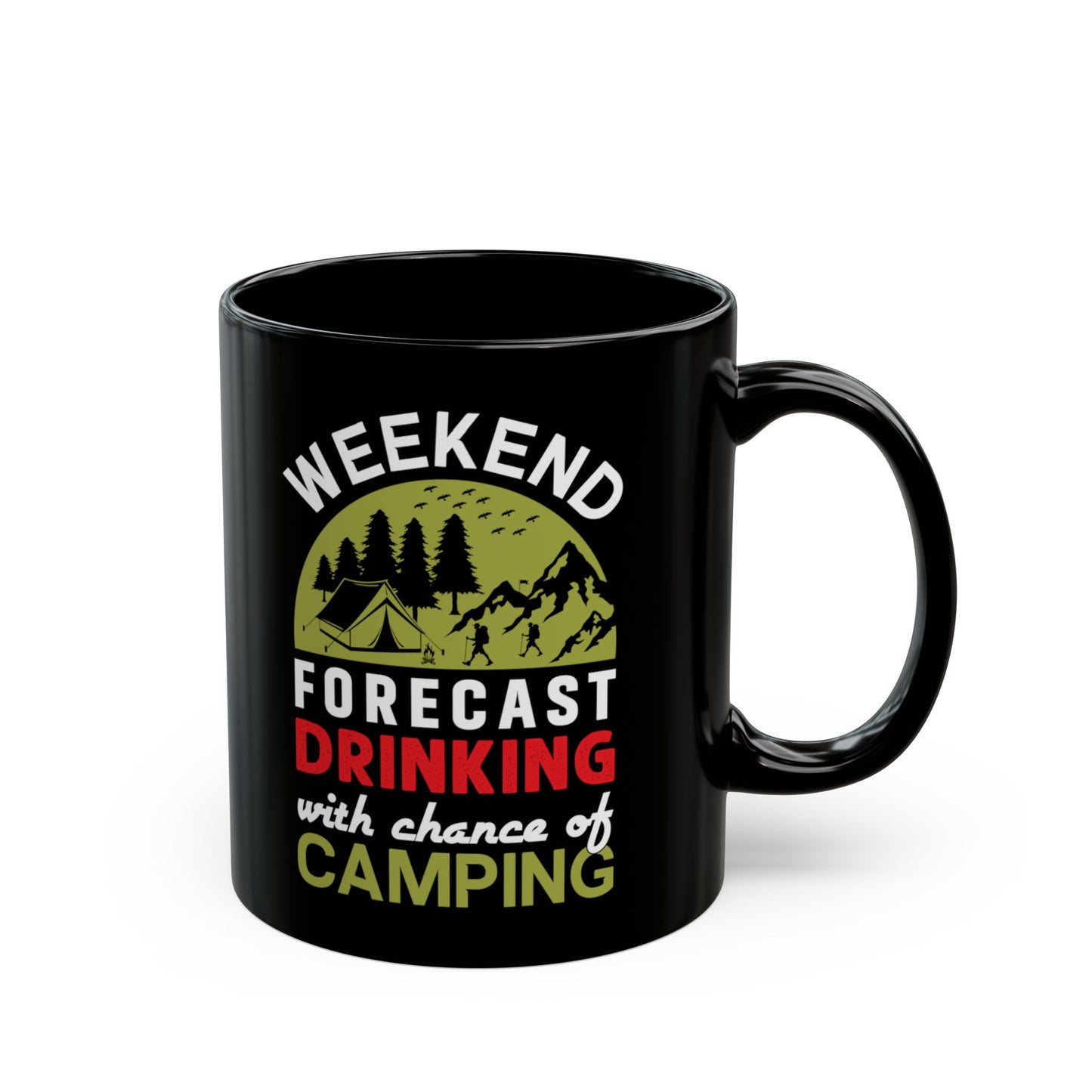 Wild Weekender Camping Humor Mug — view 2