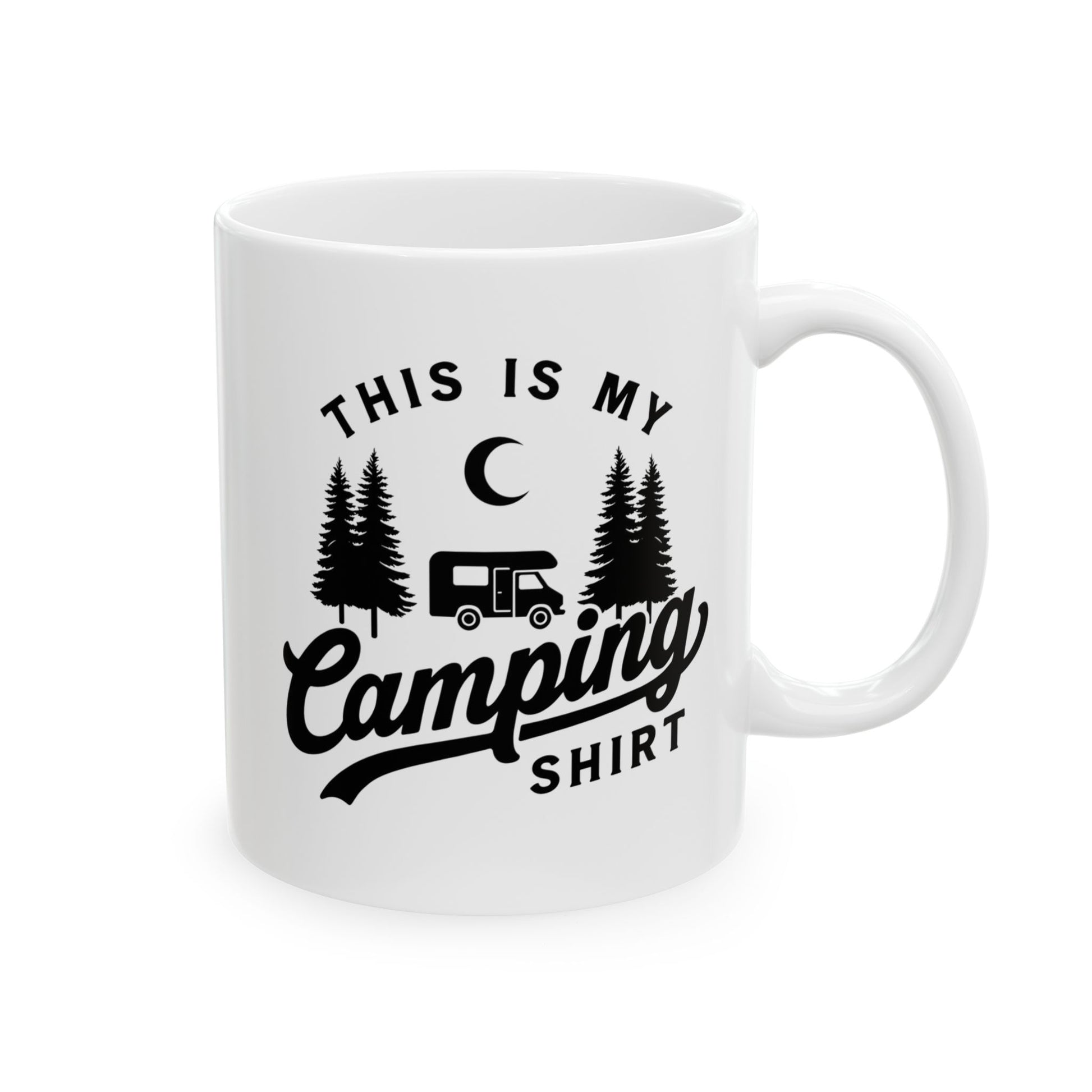 Joyful Moonlit Camper Mug — view 4