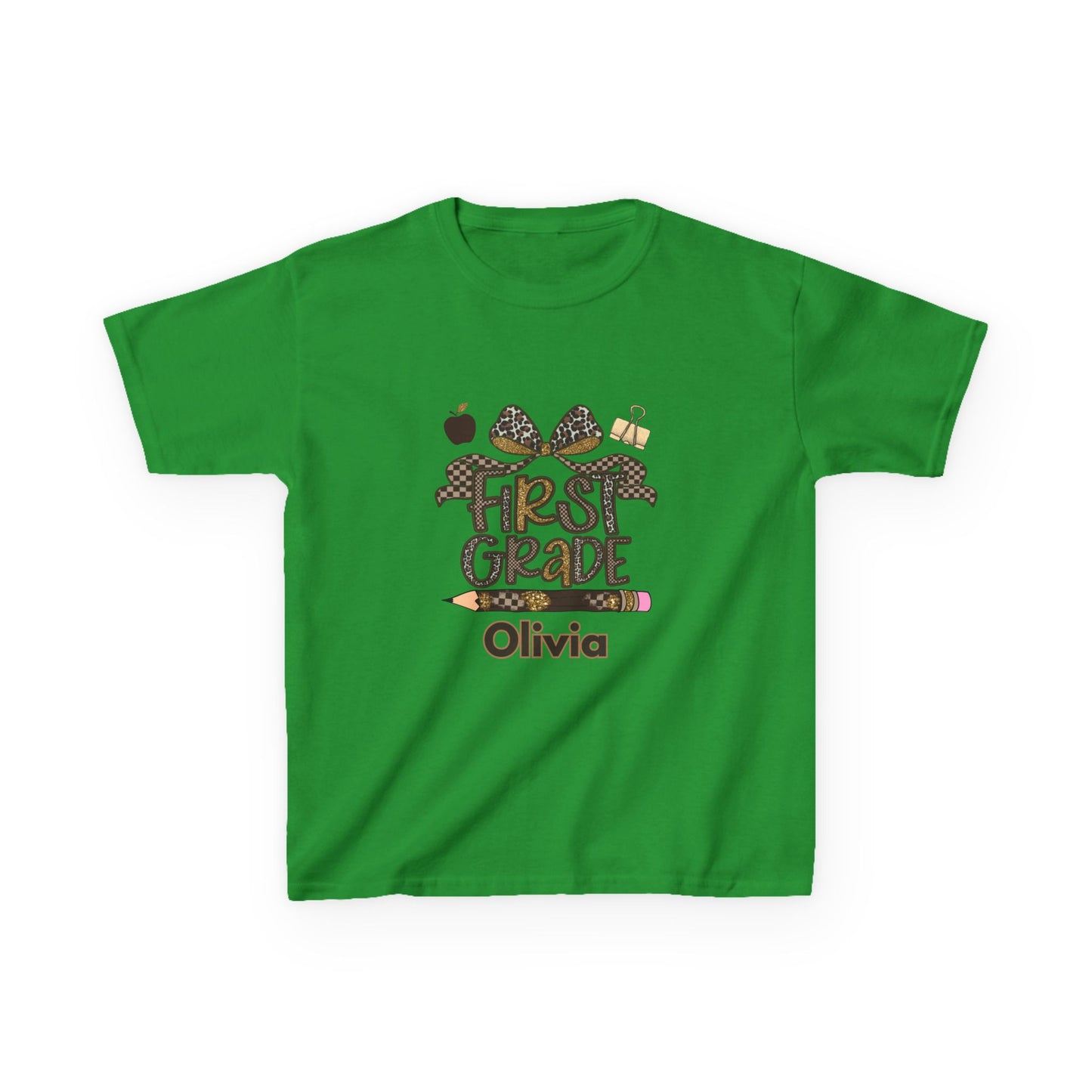 Personalized First Grade Kids Tee | Fun Back to School Apparel