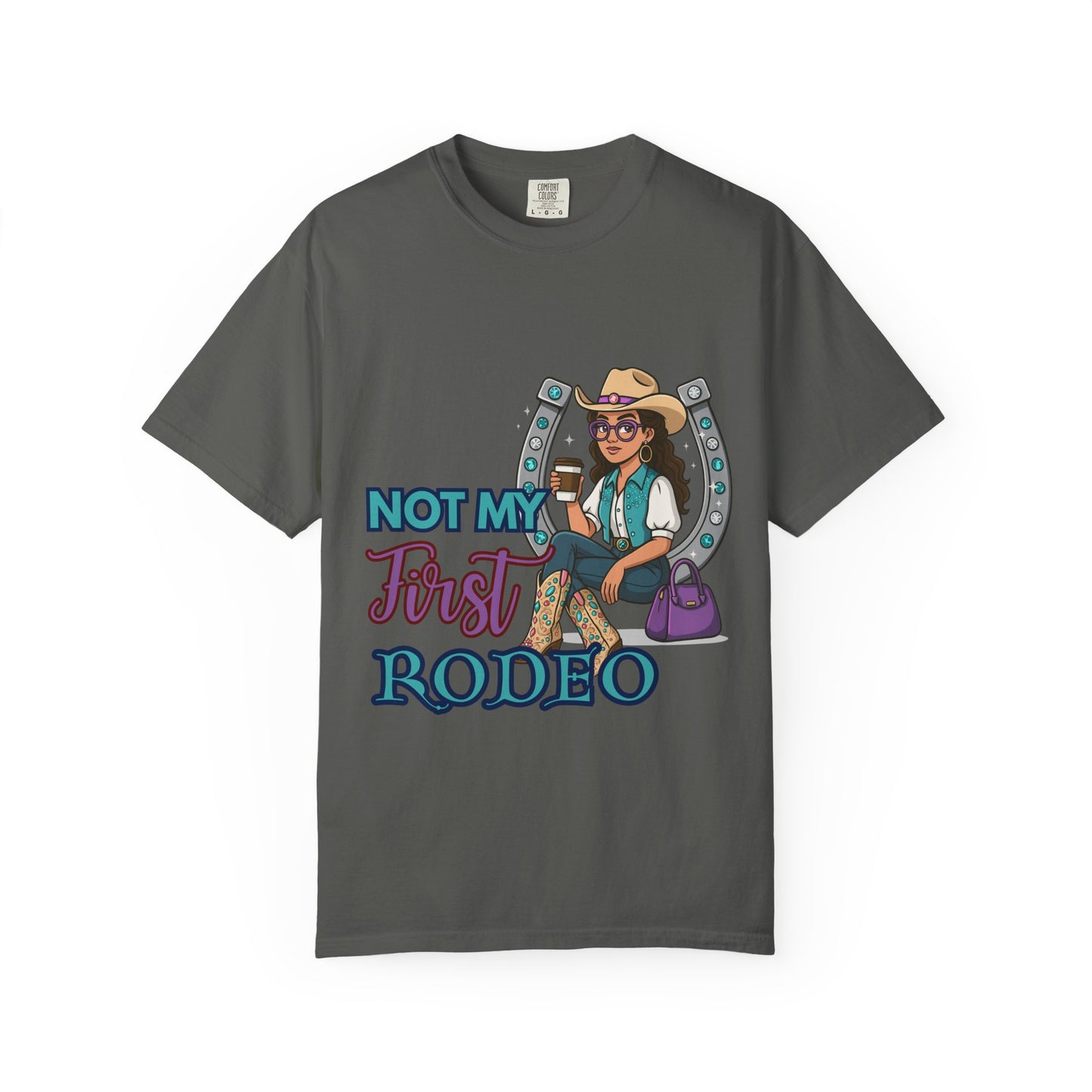 Not My First Rodeo Shirt | Western Cowgirl Graphic Tee