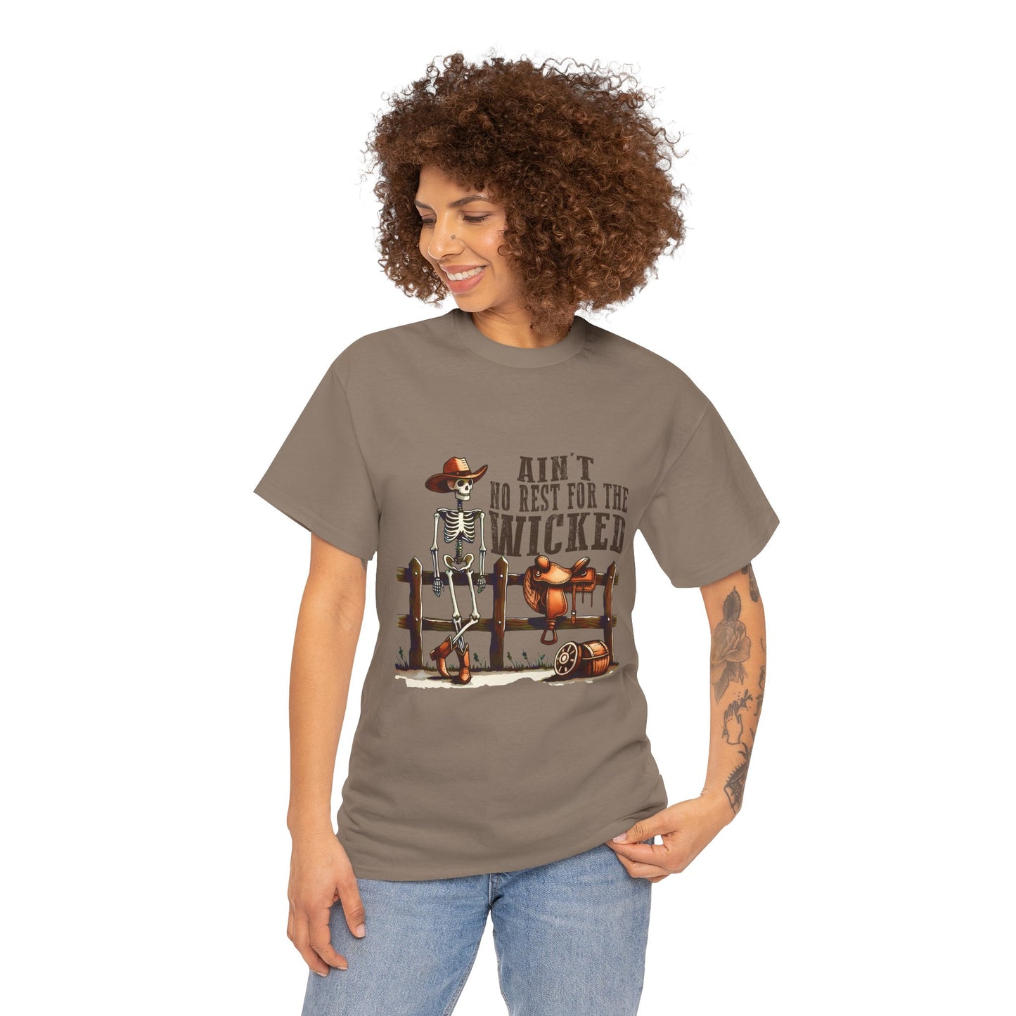 Ain't No Rest for the Wicked Tee | Unisex Graphic Cotton Shirt for Music Lovers