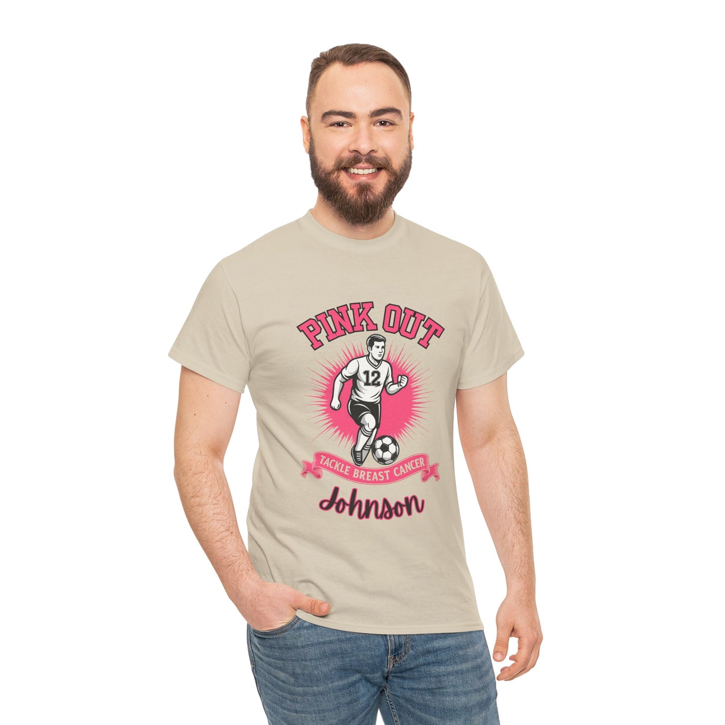Personalized Pink Out Soccer Shirt | Breast Cancer Awareness Tee