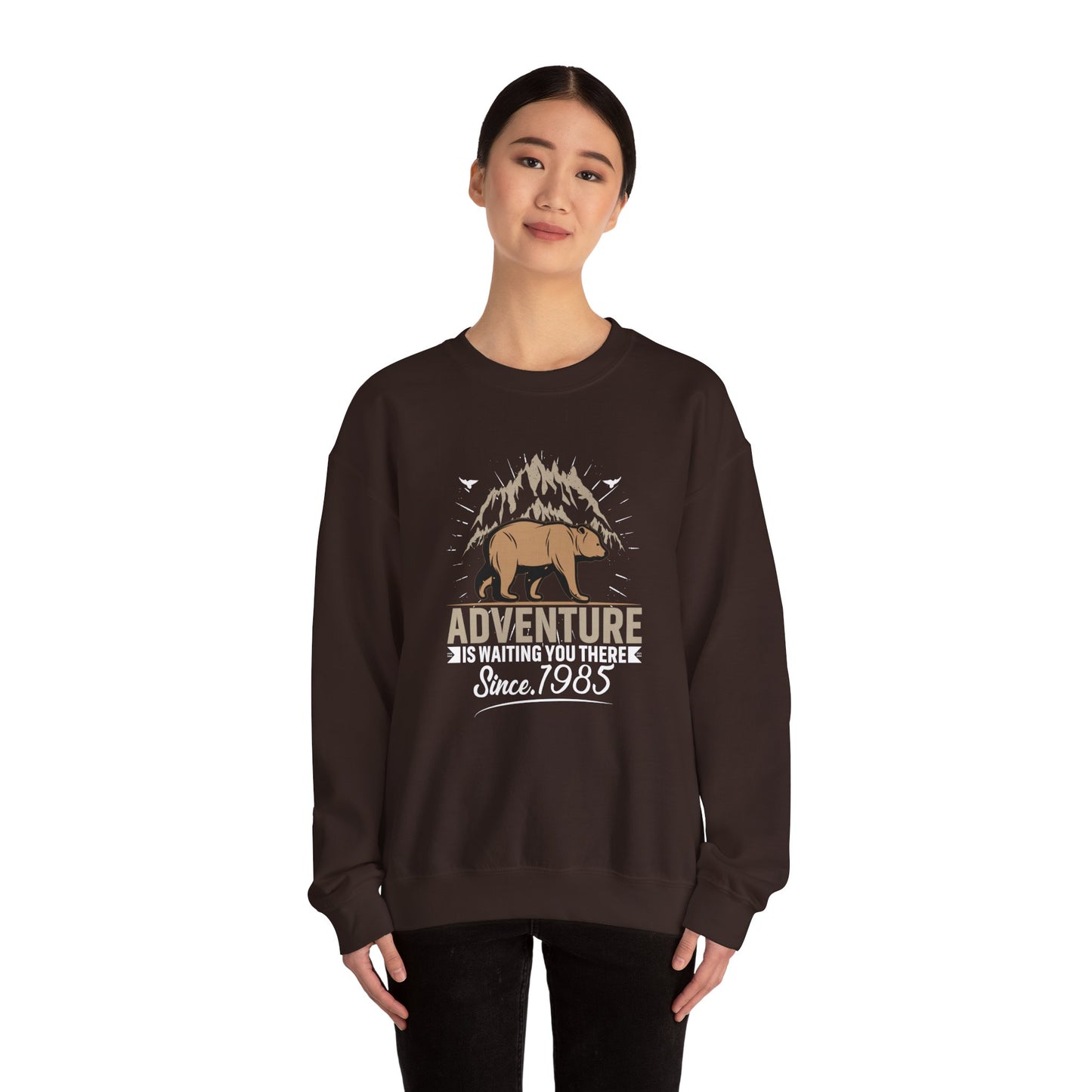 Cozy-Wild Mountain Bear Crewneck — view 10