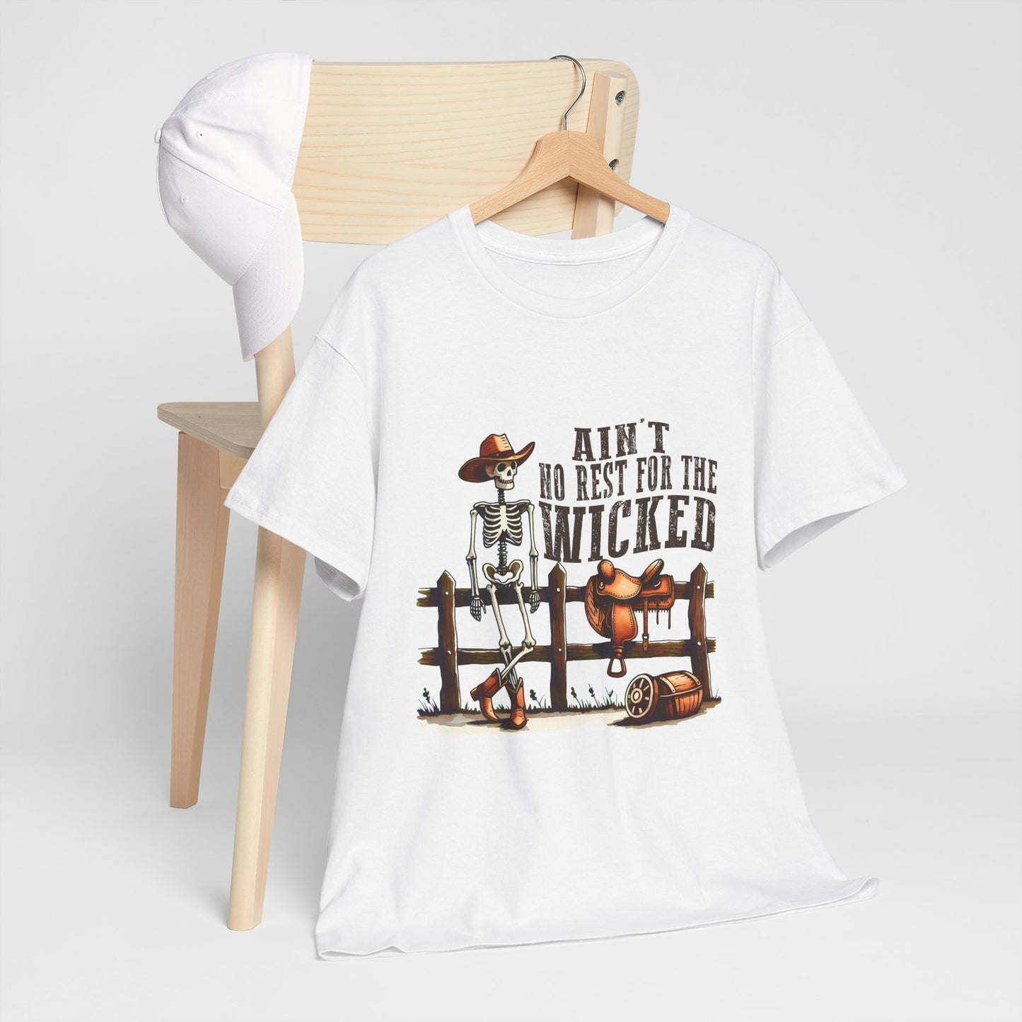 Ain't No Rest for the Wicked Tee | Unisex Graphic Cotton Shirt for Music Lovers