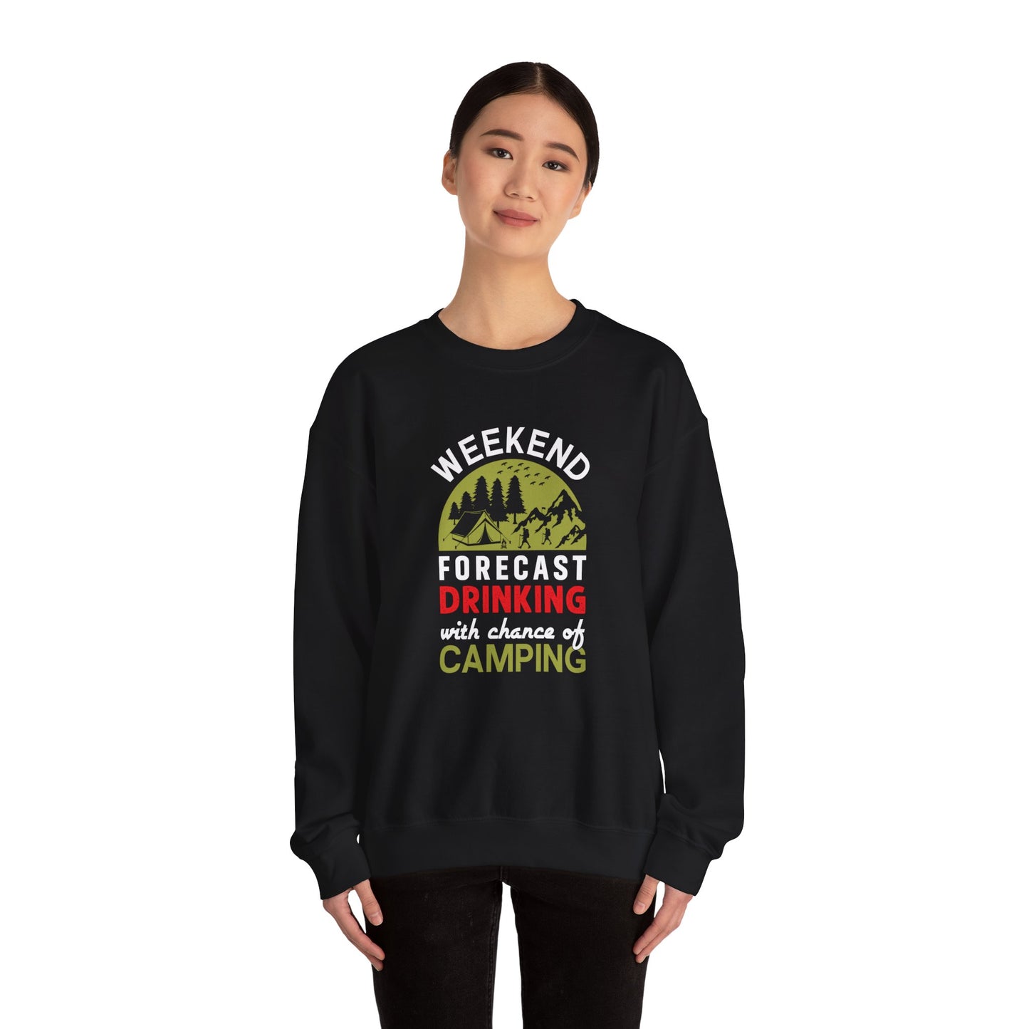 Playful Campsite Cheers Pullover