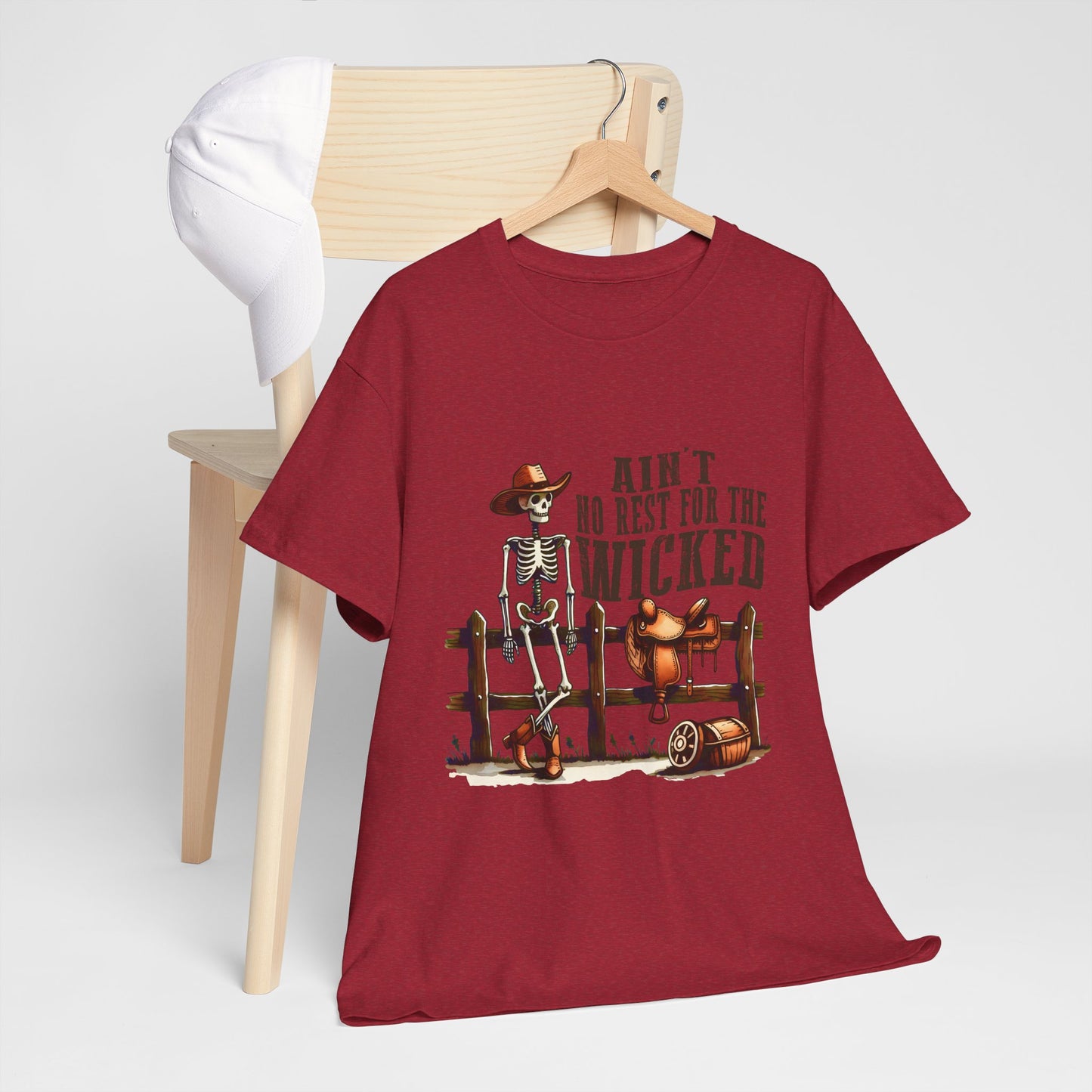 Ain't No Rest for the Wicked Tee | Unisex Graphic Cotton Shirt for Music Lovers