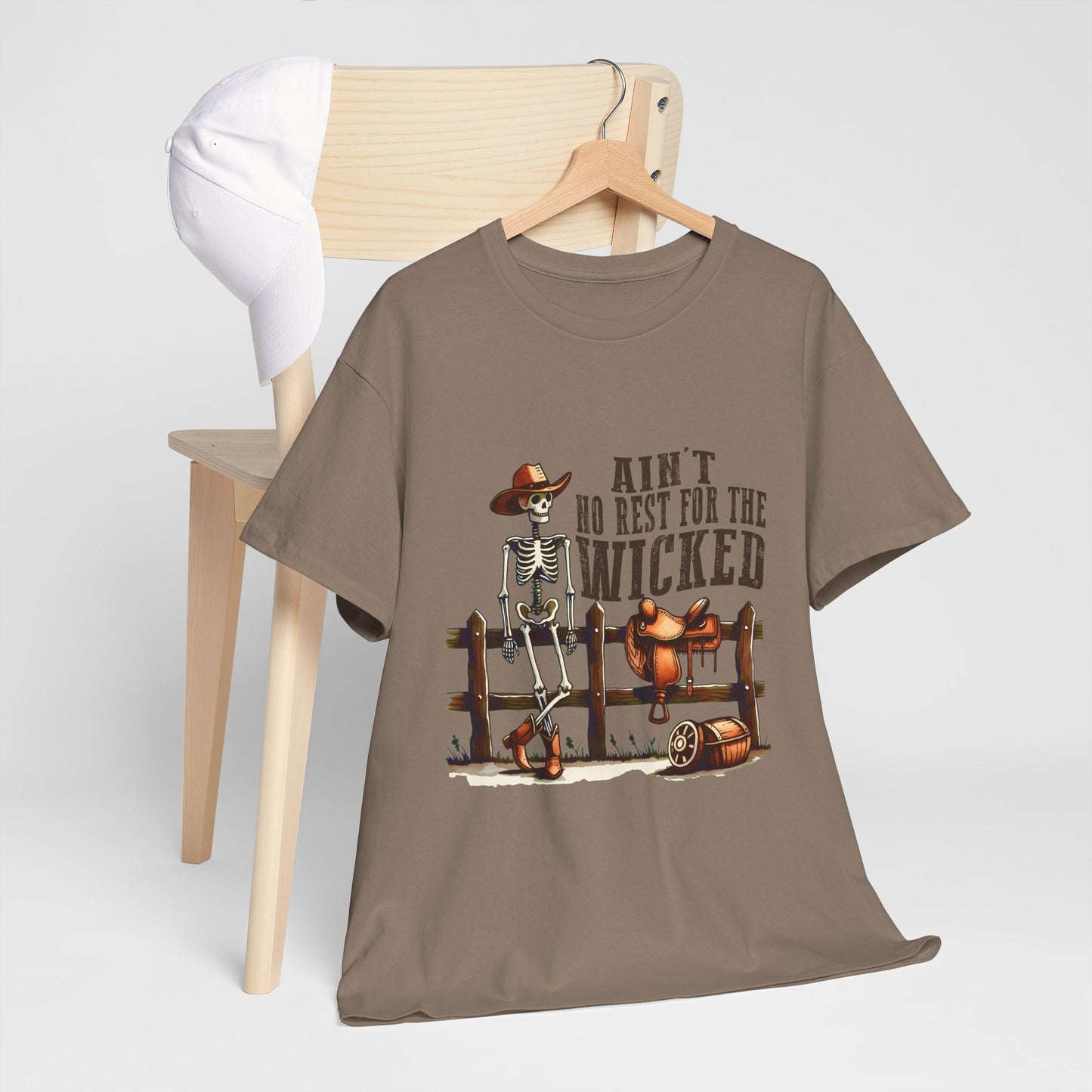 Ain't No Rest for the Wicked Tee | Unisex Graphic Cotton Shirt for Music Lovers