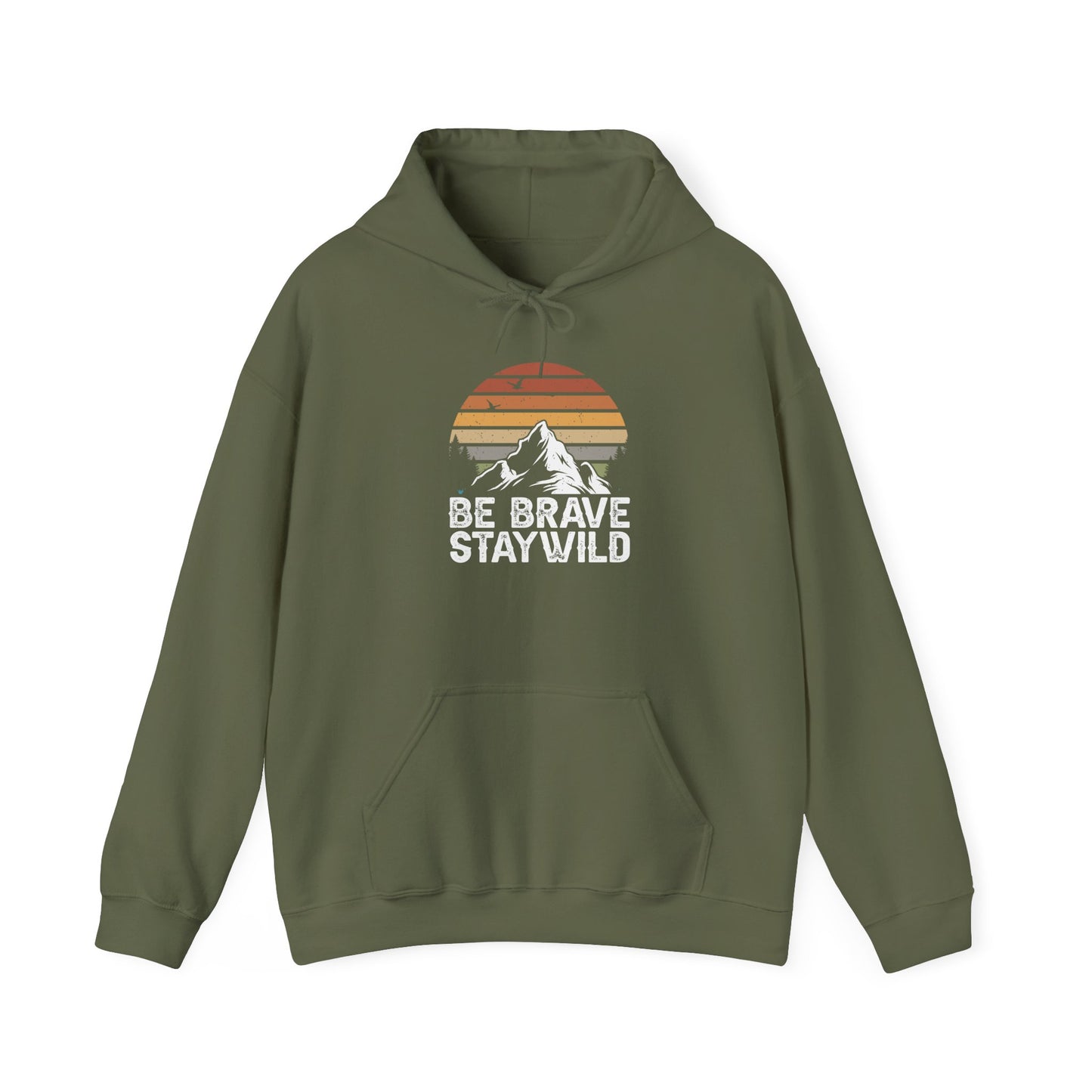 Vivid Sunset Peaks Hoodie