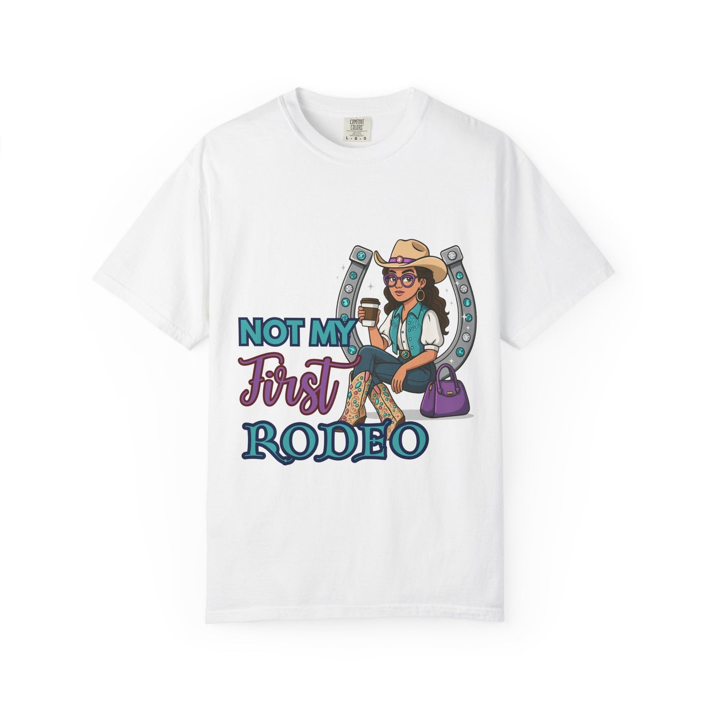 Not My First Rodeo Shirt | Western Cowgirl Graphic Tee