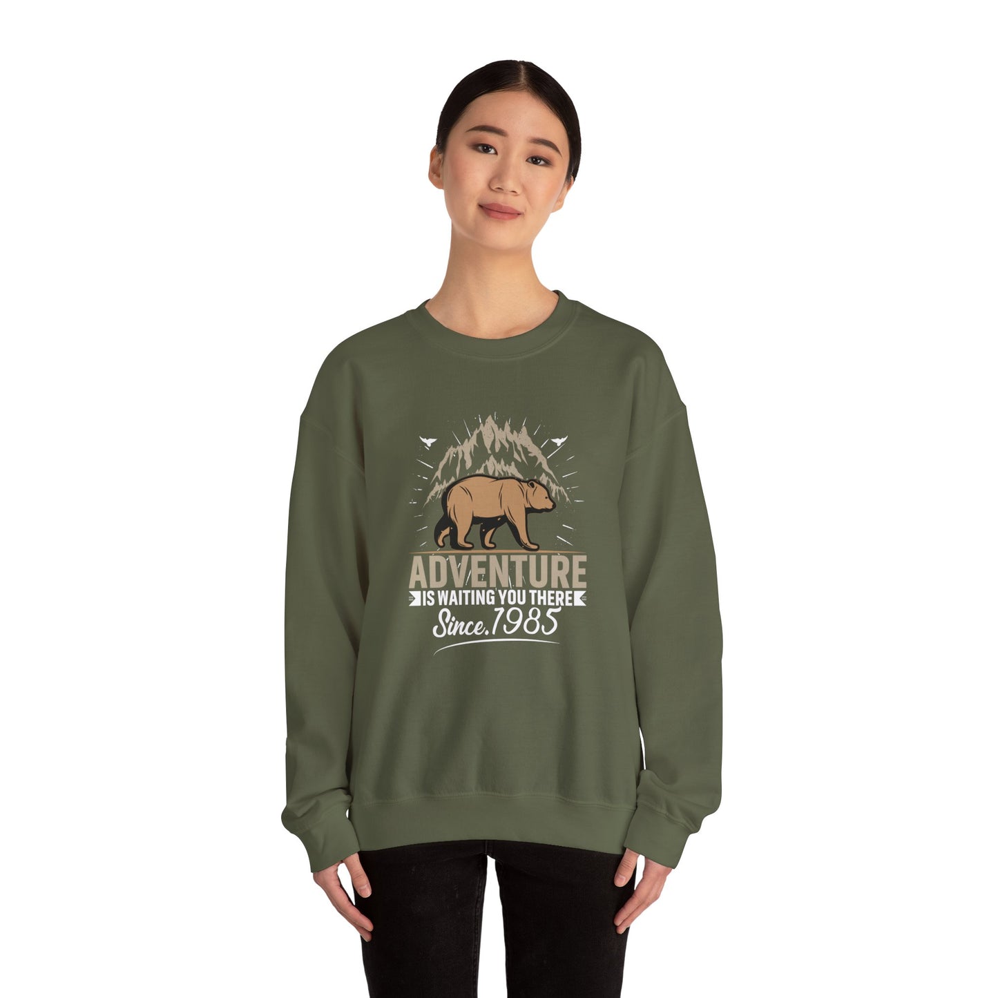 Cozy-Wild Mountain Bear Crewneck — view 13