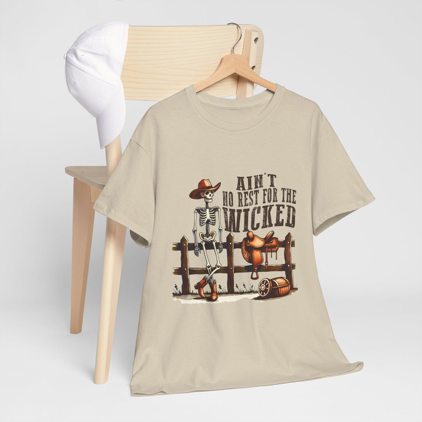 Ain't No Rest for the Wicked Tee | Unisex Graphic Cotton Shirt for Music Lovers
