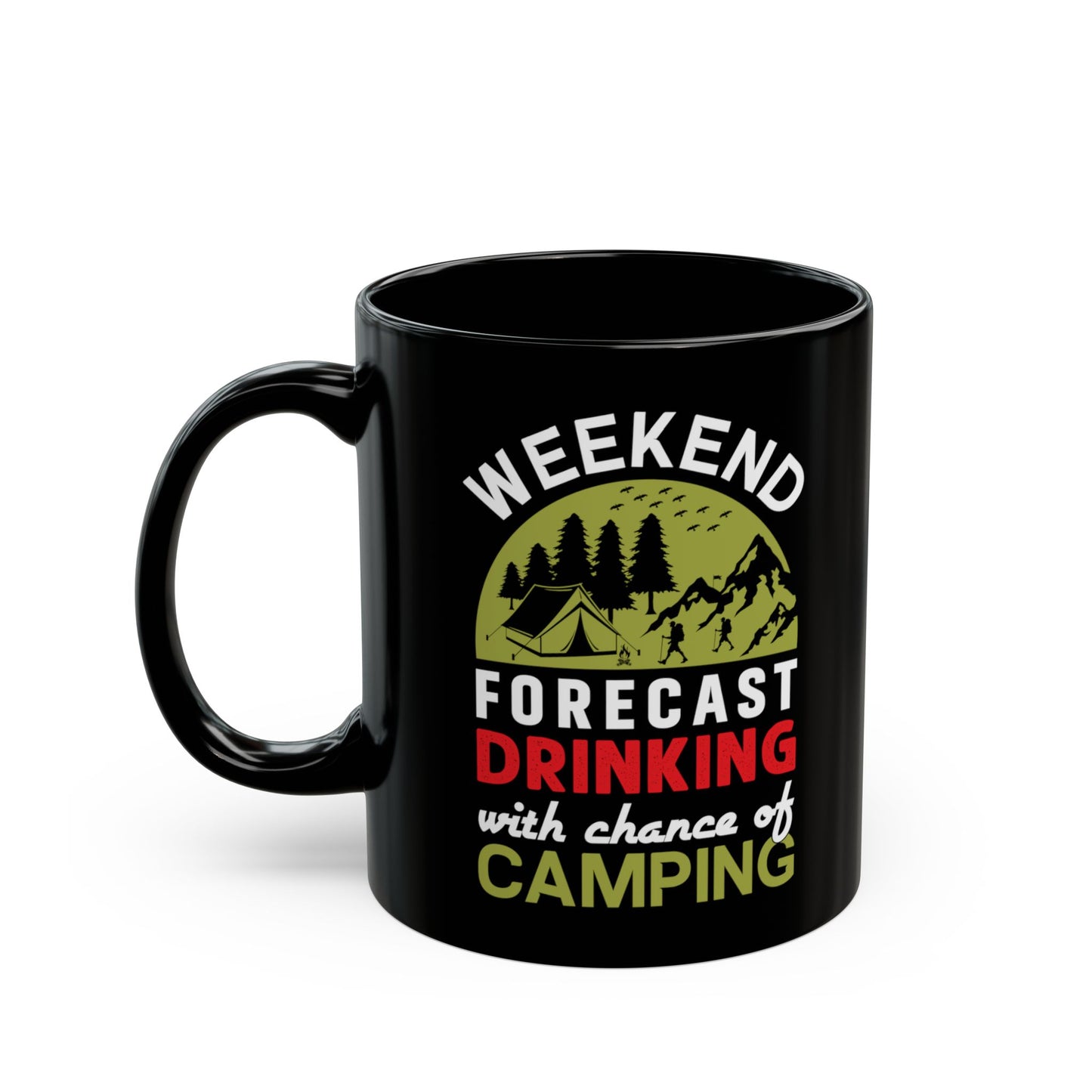 Wild Weekender Camping Humor Mug — view 3
