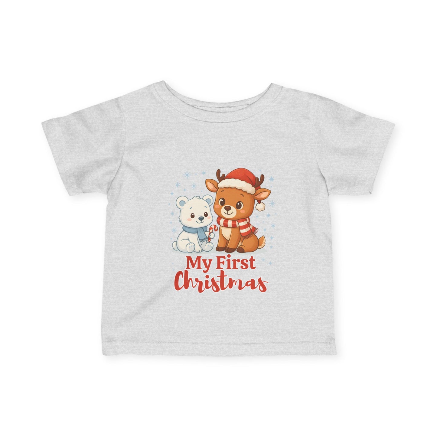 Personalized My First Christmas Infant T-Shirt | Baby Holiday Tee