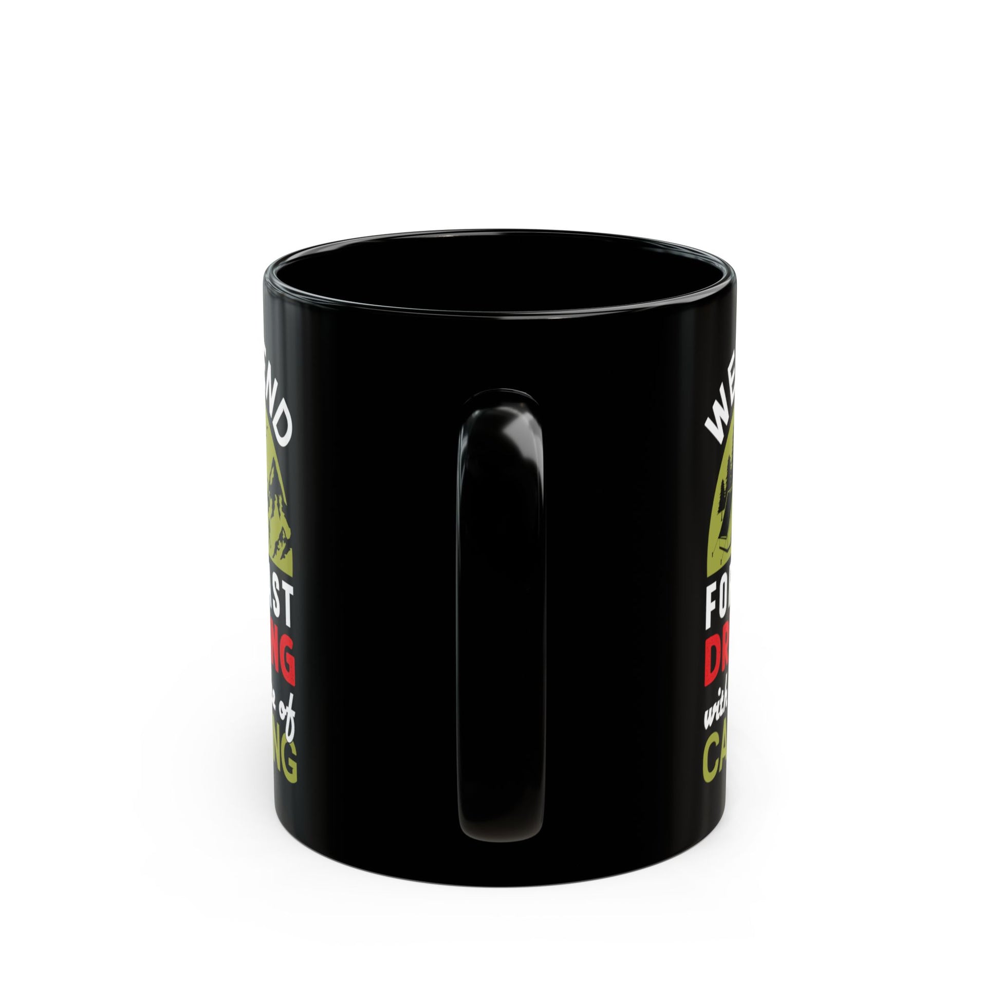 Wild Weekender Camping Humor Mug — view 4